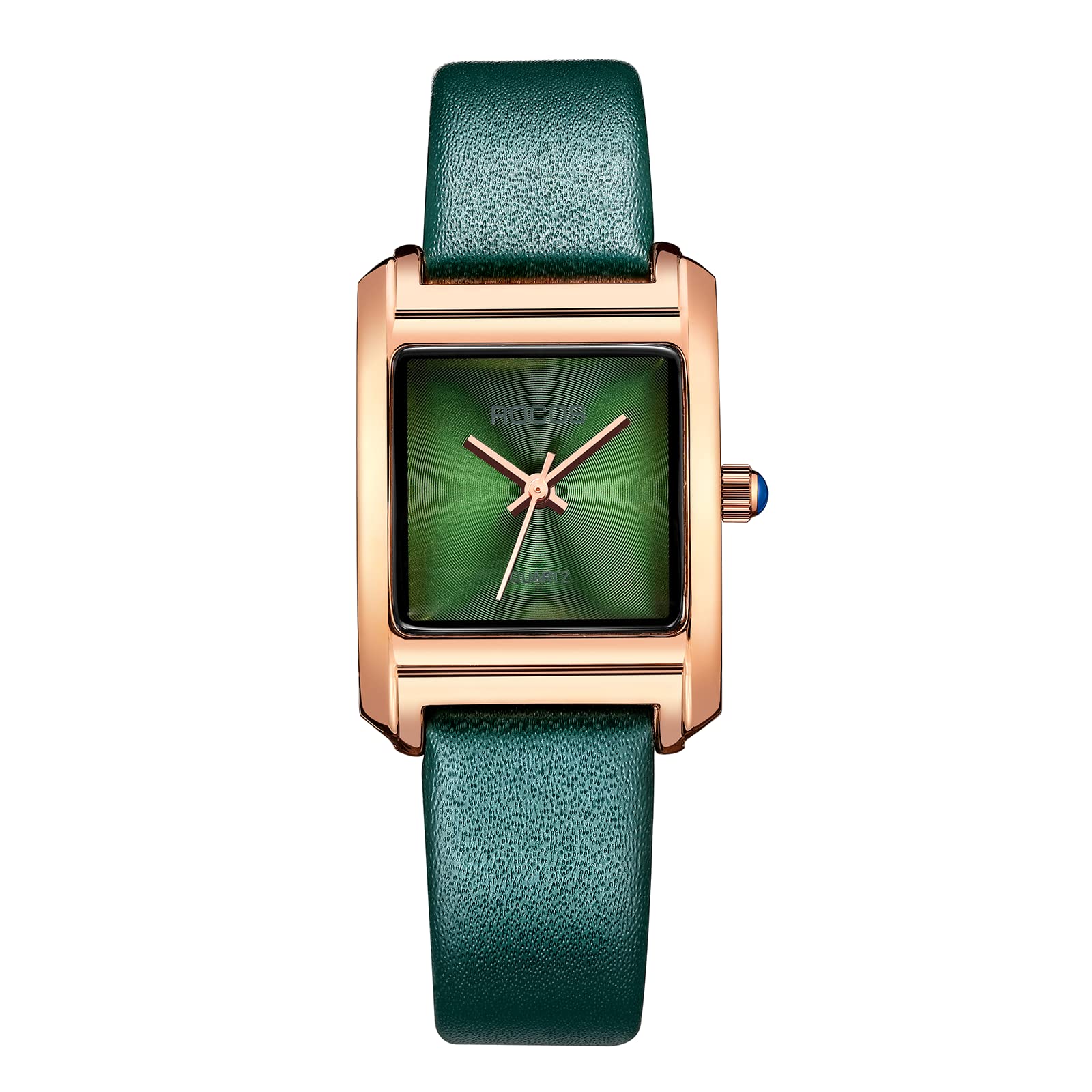 Elegant Women's Wrist Watch - Japanese Quartz Movement, Ultra-Thin Dress Watch with Emerald Green Dial - Luxury Classic Ladies Watch #R000219 - Perfect for Formal Events, Office Wear & Special Occasions