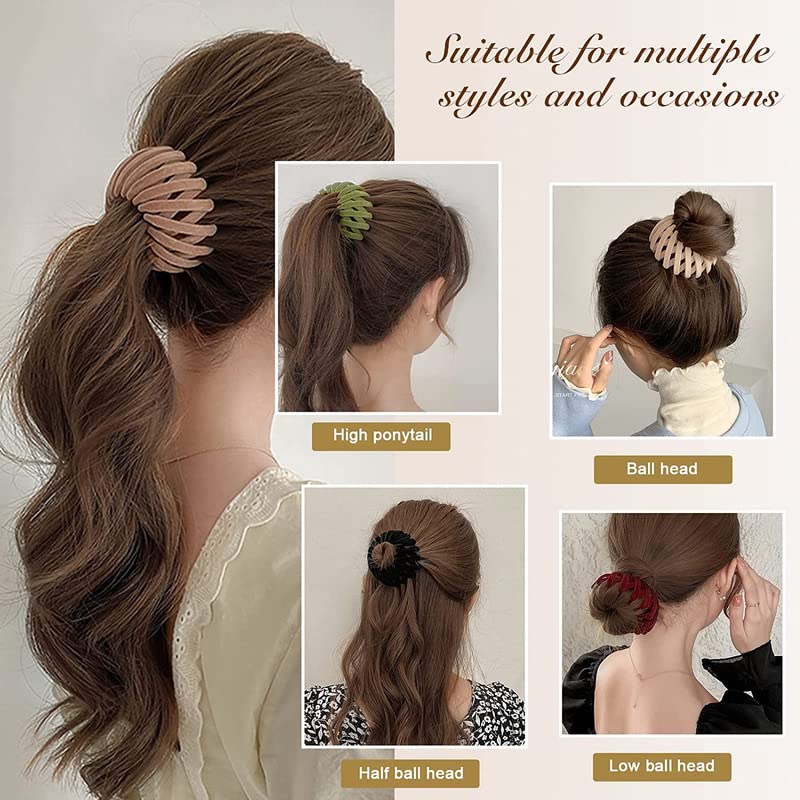 RECTYO GALLERY 1-Pack Bird Nest Hair Clip Holder - Ponytail & Bun Barz Accessories for Women & Girls - Perfect for Home, Office & Travel Hair Organization