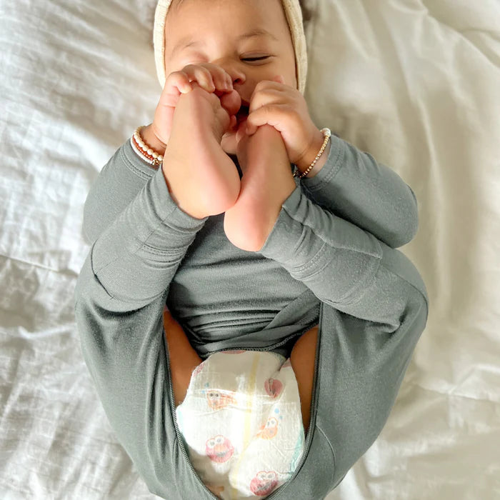 Gunamuna 2-in-1 Convertible Baby Footie Pajamas - Soft Cotton Sleepwear for Newborn to 24 Months | Cozy & Safe for Nighttime & Daytime Wear