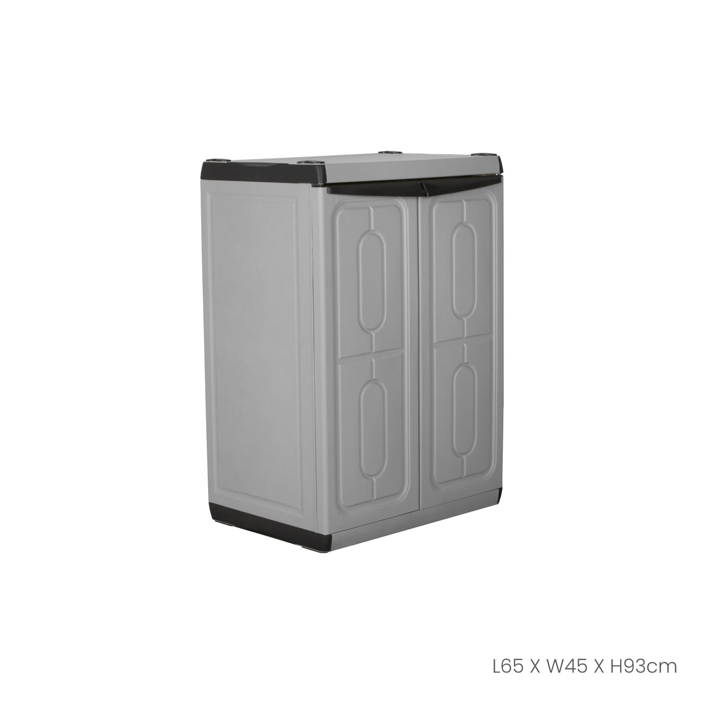 Italian DIY Closet - 2 Door Low Profile Wardrobe (608-1) for Bedroom, Dorm, or Apartment Storage Solution