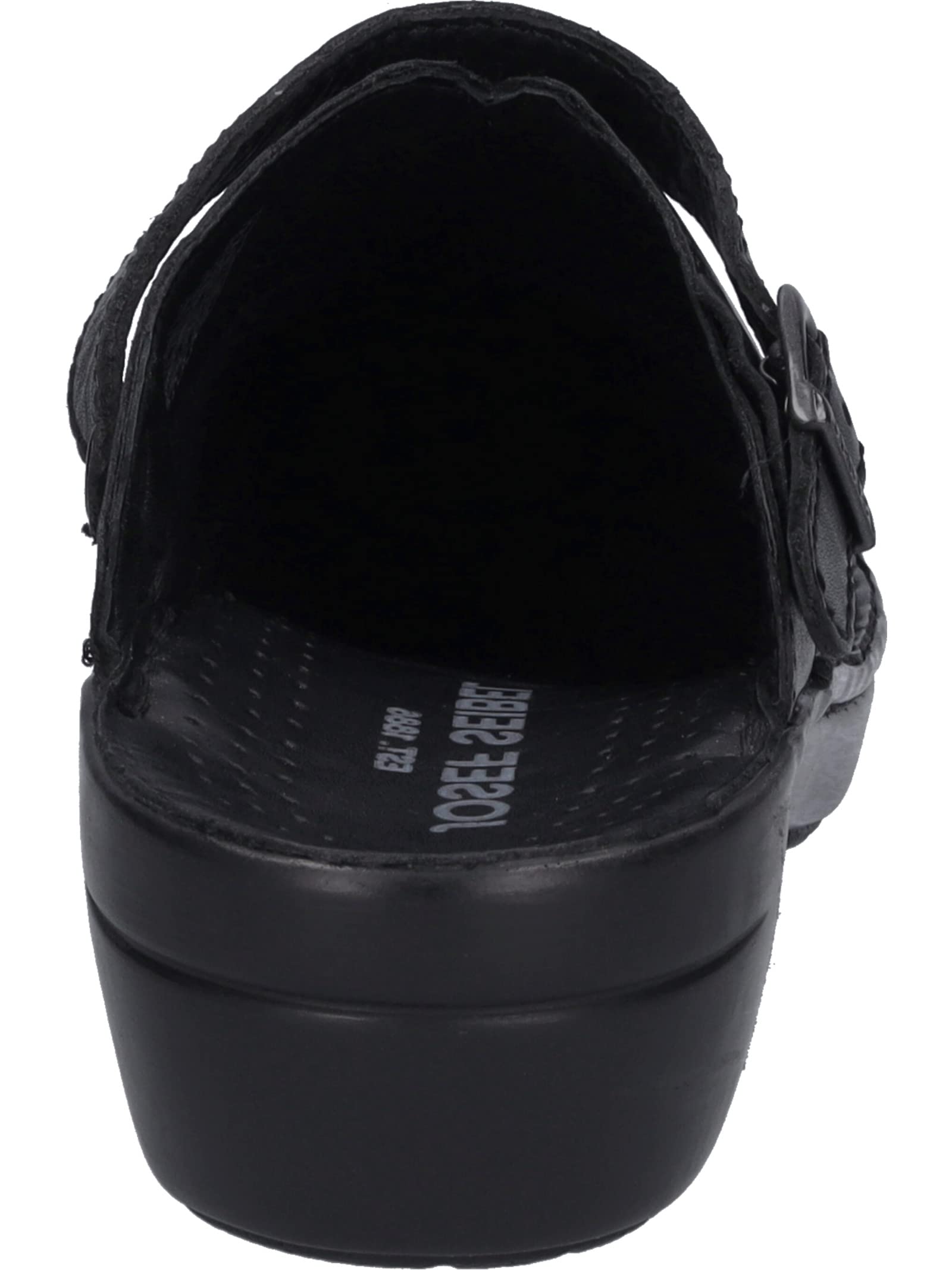 Josef Seibel Women's Betsy Clogs - Comfortable Slip-On Shoes for Women, Black Leather, Size 6.5 UK - Perfect for Nursing, Teaching & Casual Wear