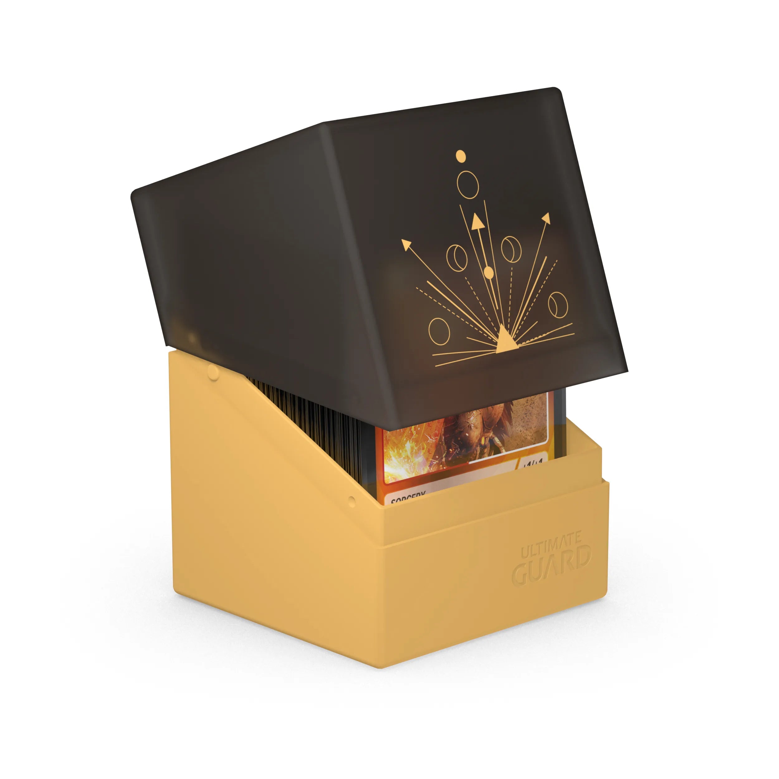 Druidic Secrets Boulder 100+ Deck Box - Sand (Sol) - Premium Storage for Magic: The Gathering & Trading Card Games - Perfect for Gamers & Collectors