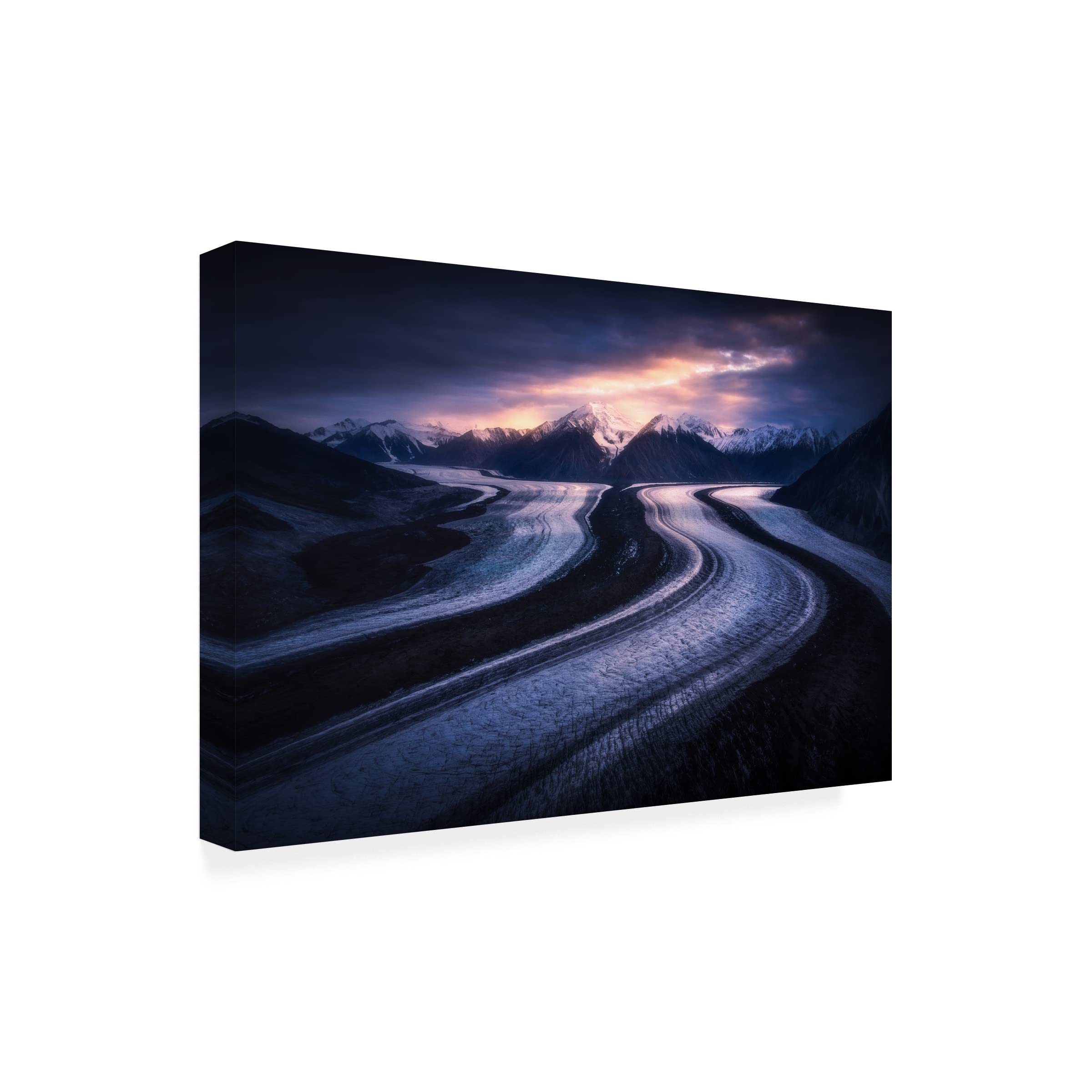 Trademark Fine Art 'Fading Away' Canvas Wall Art Print by Simon Roppel - Perfect for Living Room, Bedroom & Office Decor