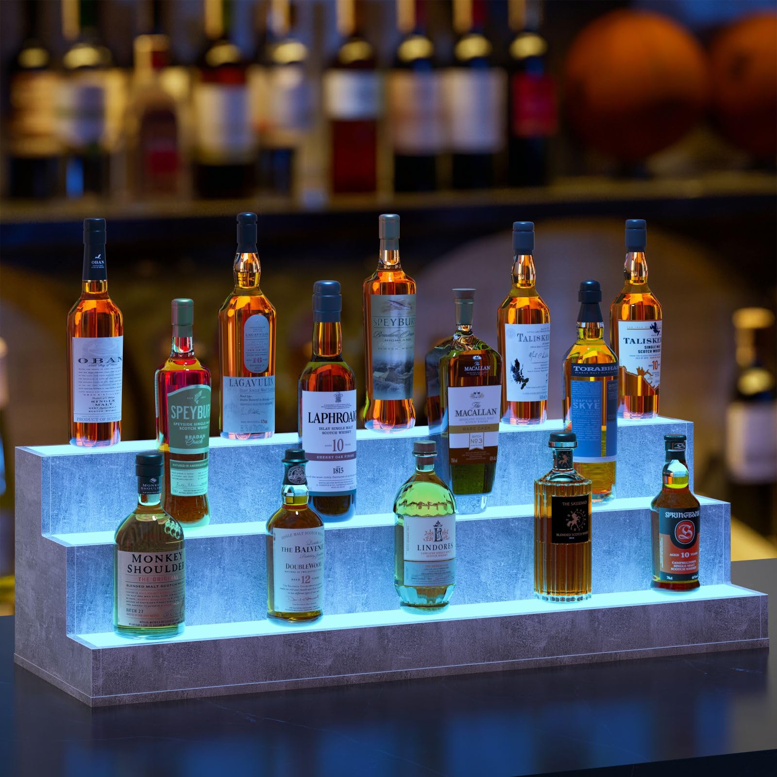 LED Bar Shelf with Lights - 38