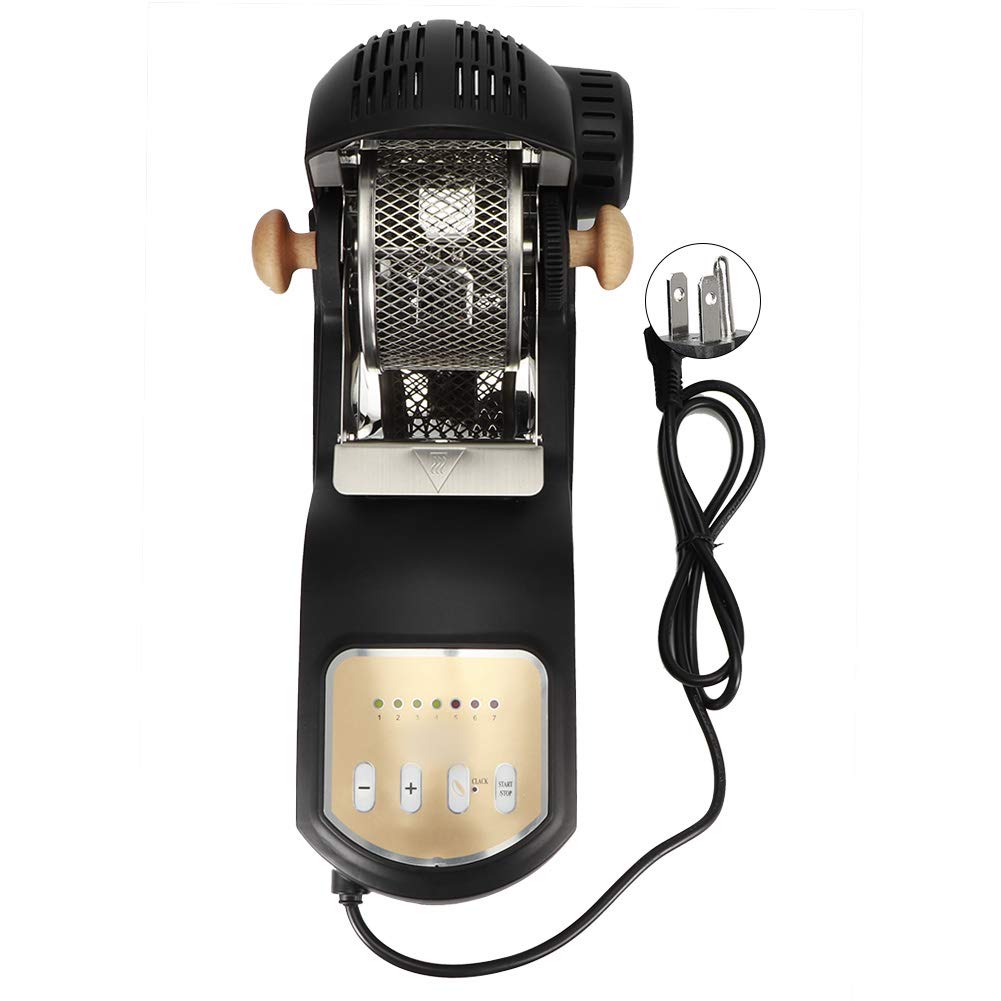 Electric Coffee Bean Roaster - Full Automatic Coffee Baking Machine for Home Use, US Plug | Perfect for Espresso, Latte & Cold Brew Coffee Making Accessories