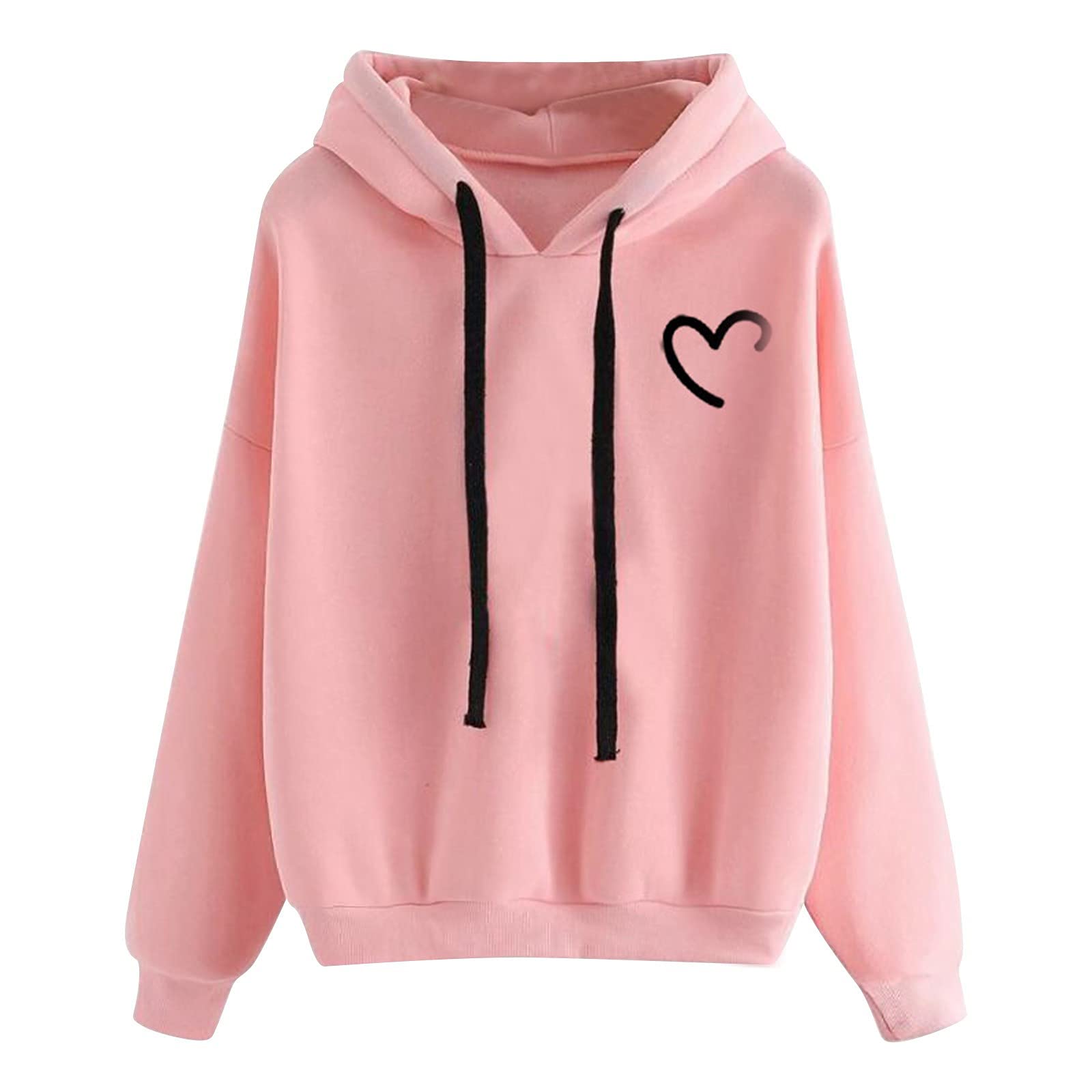 Women's Zip-Up Hooded Sweater - Long Sleeve Casual Printed Pullover for Women | Cozy Winter Wear, Outdoor Activities & Everyday Fashion