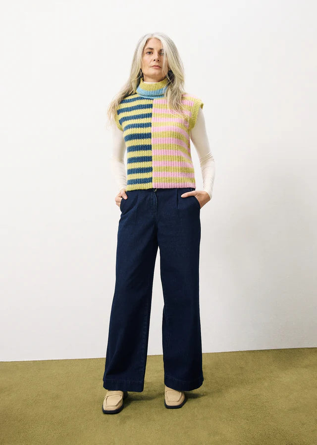 Aita Sleeveless Jumper for Women - Multicolor Summer Dress, Casual Sleeveless Jumpsuit for Beach, Party & Vacation Outfits