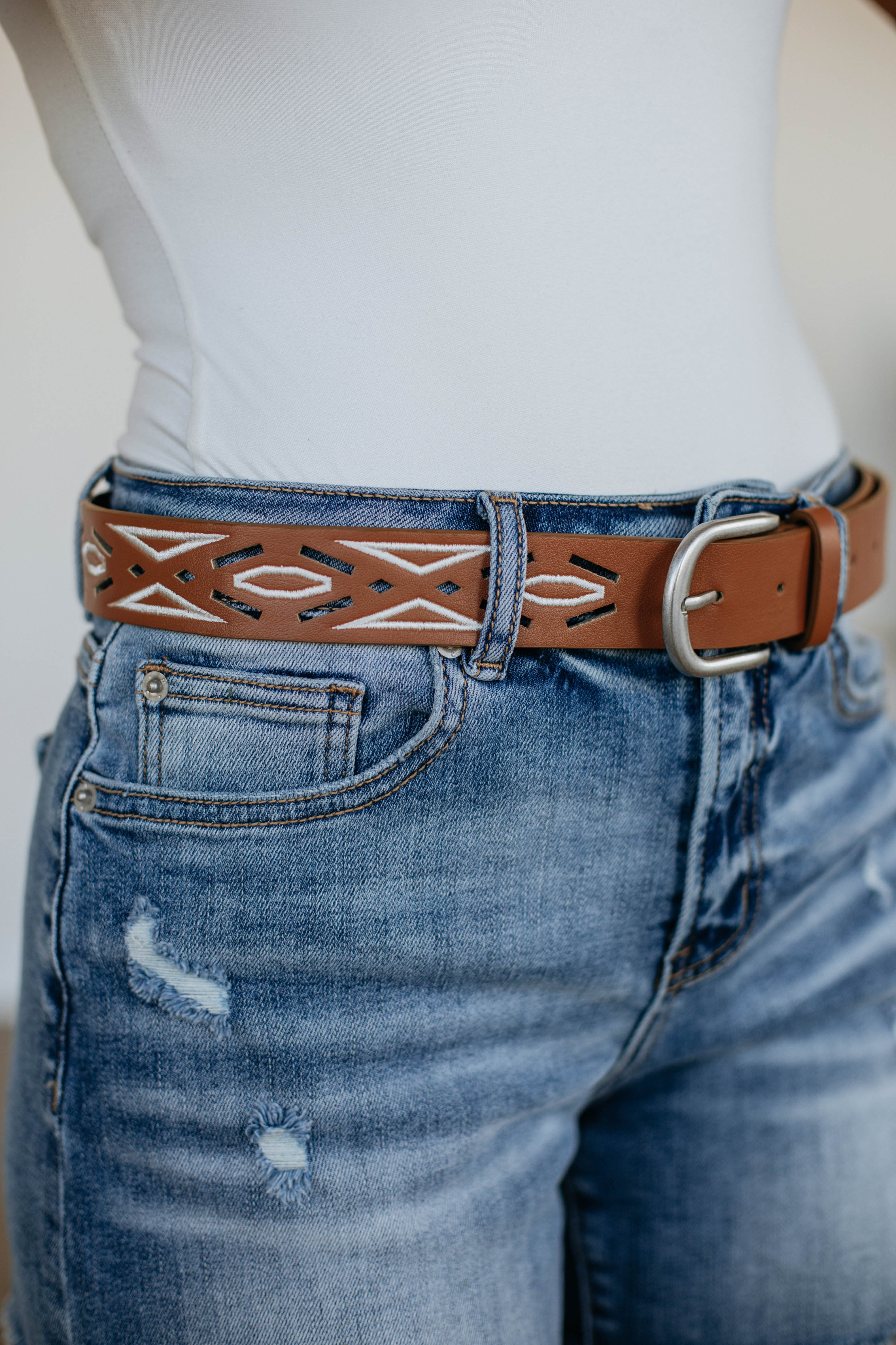 Amanza Genuine Leather Belt for Men - Classic Camel Brown Strap with Durable Buckle | Perfect for Casual, Office & Formal Wear