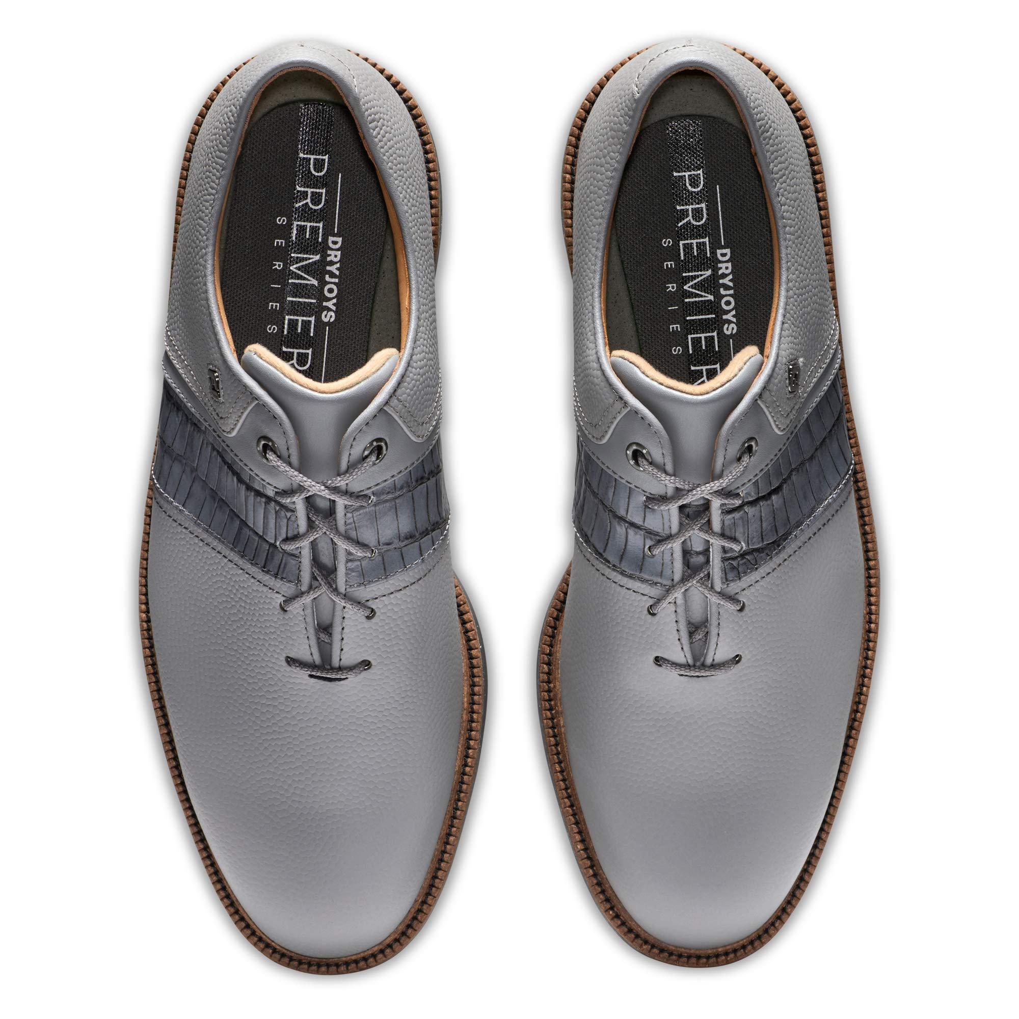 FootJoy Men's Premiere Series Packard Golf Shoes - Waterproof Spiked Golf Footwear for Comfort & Performance on the Course