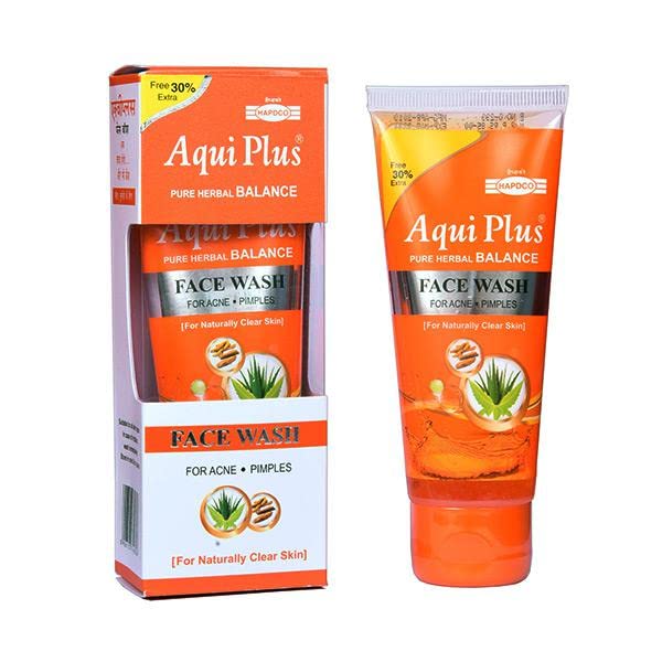Aqui Plus Acne & Pimple Face Wash - Gentle Cleanser for Oily & Sensitive Skin (2-Pack) | Perfect for Daily Skincare Routine & Teen Acne Treatment
