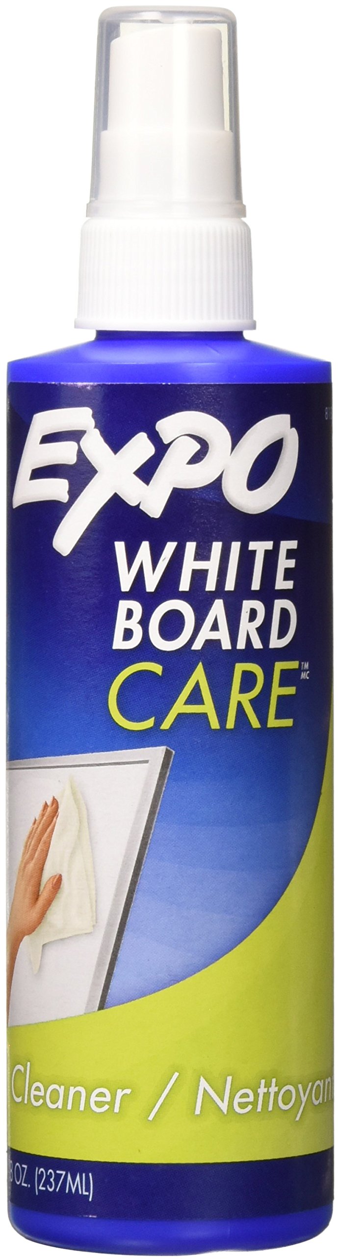 8OZ White Board Cleaner Spray - Fast Drying, Streak-Free Formula for Whiteboards, Glass, and Non-Porous Surfaces - Perfect for Classrooms, Offices, and Home Use