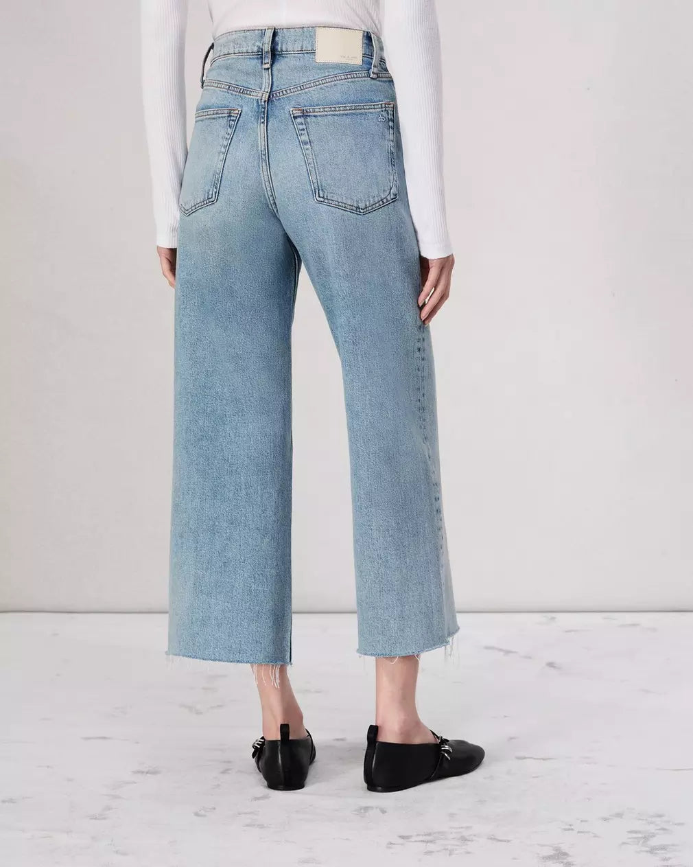 Andi Ankle Wide Leg Jean - High Waist Stretch Denim Pants for Women | Casual & Office Wear | Perfect for Everyday Outfits and Work Attire