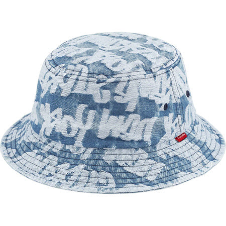 Supreme Fat Tip Jacquard Denim Crusher Blue - Premium Denim Hat for Streetwear & Hip-Hop Fashion | Perfect for Urban Style & Casual Outfits