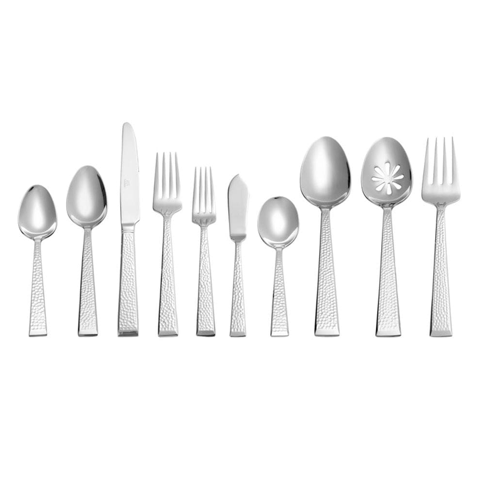 Kyler 65-Piece Stainless Steel Flatware Set - Service for 12 - Elegant Cutlery Set for Dinner Parties, Weddings & Everyday Dining