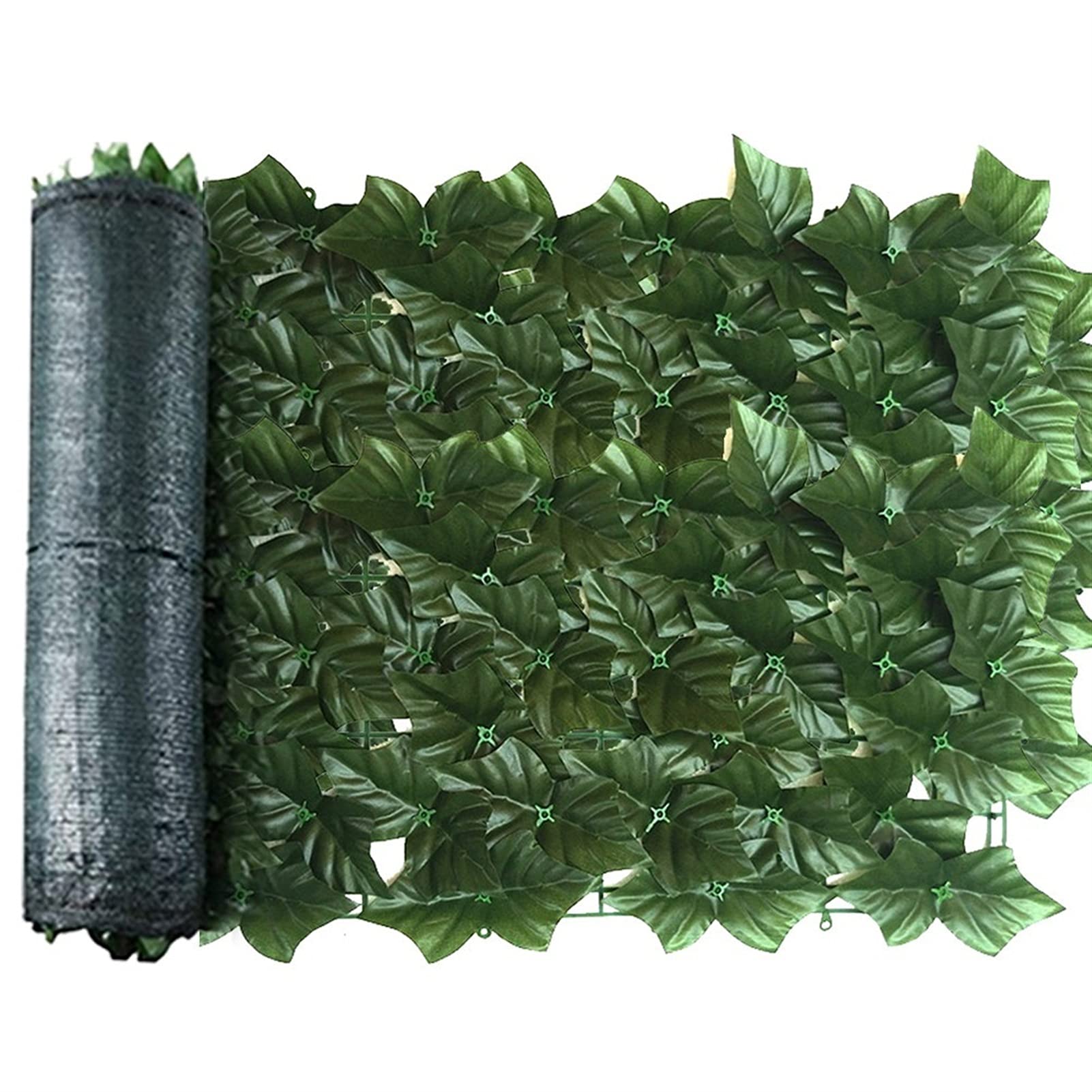 LOVCCIE Artificial Ivy Leaf Hedge Fence - 50x100cm Green Privacy Screen for Garden, Balcony, Backyard & Wall Decoration | UV Resistant & Durable Outdoor Use (Style 3)