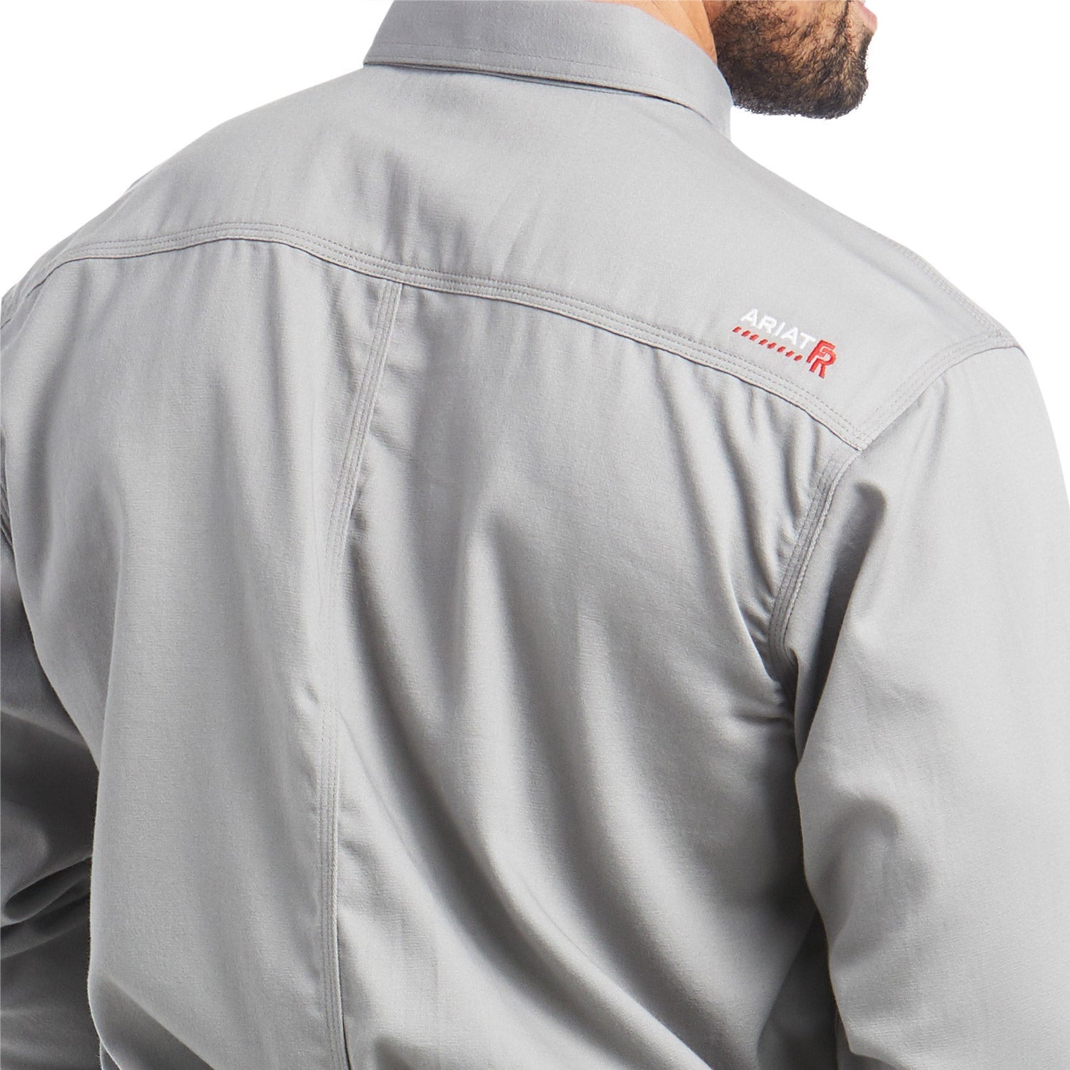 Ariat Men's Flame Resistant Work Shirt - Durable FR Safety Shirt for Construction, Welding & Industrial Work | Comfortable & Protective Long Sleeve Shirt for Outdoor Jobs