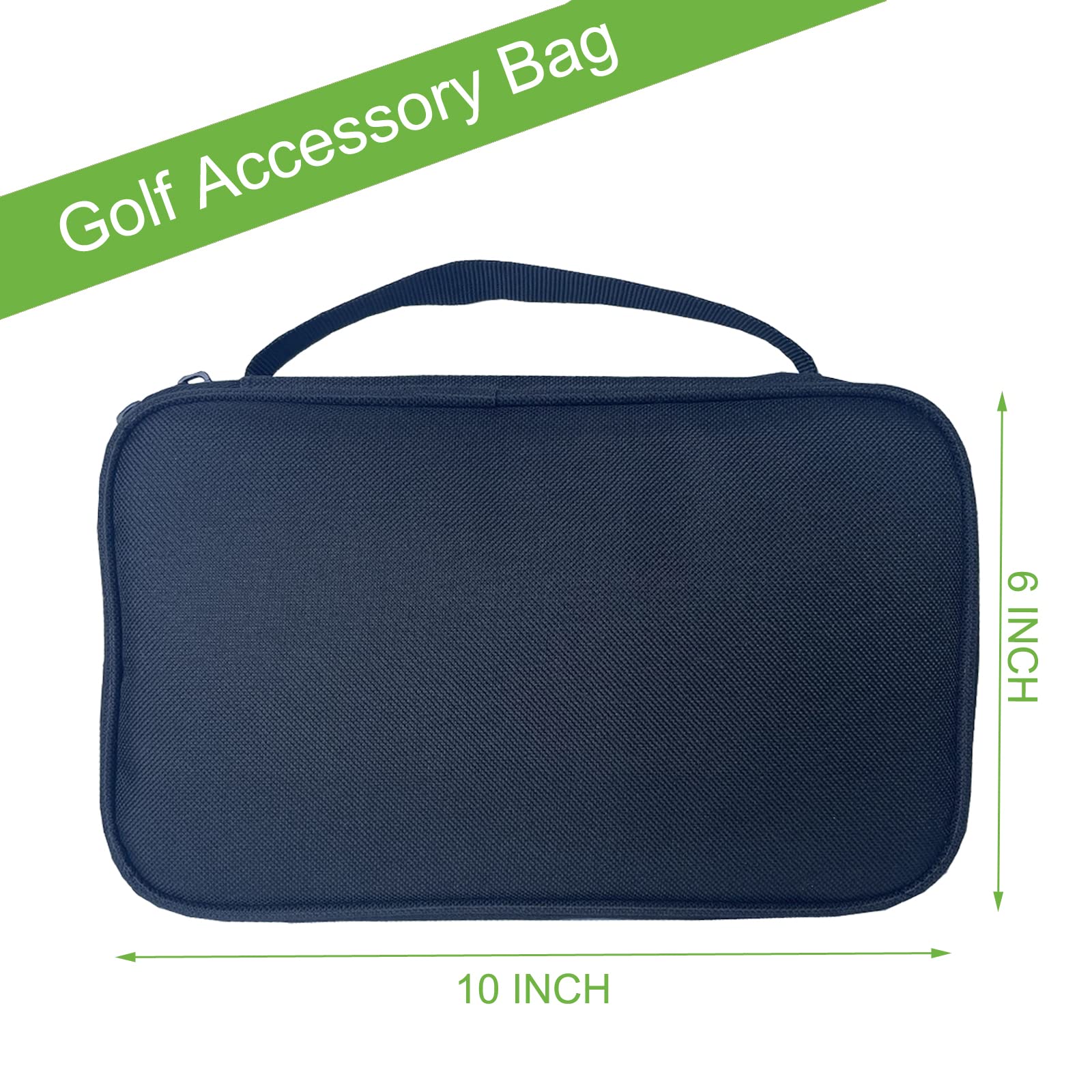 Premium Golf Ball Pouch & Accessory Organizer - Durable Golf Bag Essentials for Men - Perfect for Tees, Balls & Valuables - Ideal for Course, Range & Travel