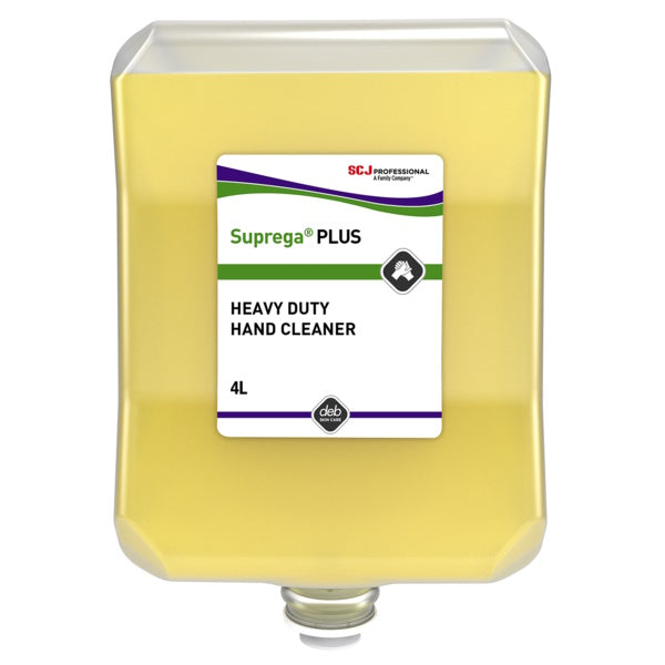 SC Johnson Deb Suprega Plus Heavy Duty Hand Cleaner - Industrial Strength Grease & Oil Remover for Mechanics, Construction & Auto Workers - Perfect for Garage, Workshop & DIY Projects