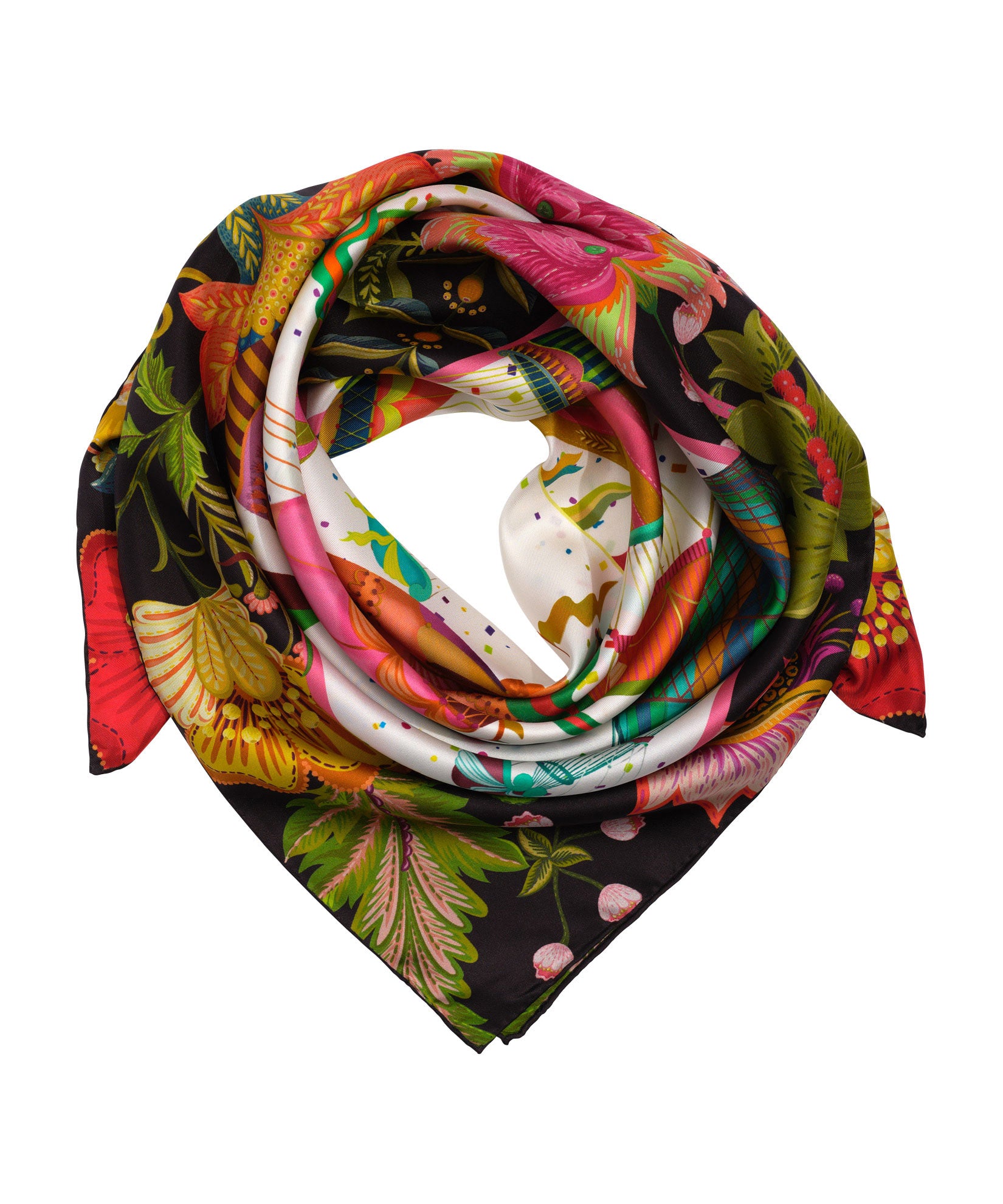 Up Up And Away 35 Silk Square Scarf - Premium Fashion Accessory for Women, Elegant Gift for Her | Perfect for Office, Parties & Travel