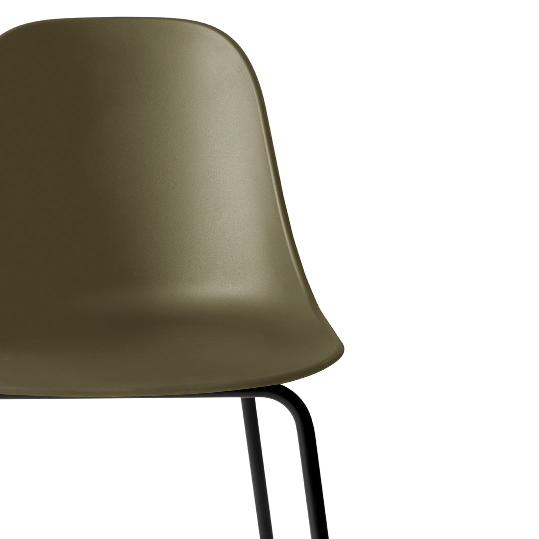 Harbour Counter Side Chair - Modern Bar Stool for Kitchen Island, Breakfast Nook & Dining - Comfortable Height-Adjustable Swivel Seat with Back Support - Perfect for Home, Cafe & Restaurant Use