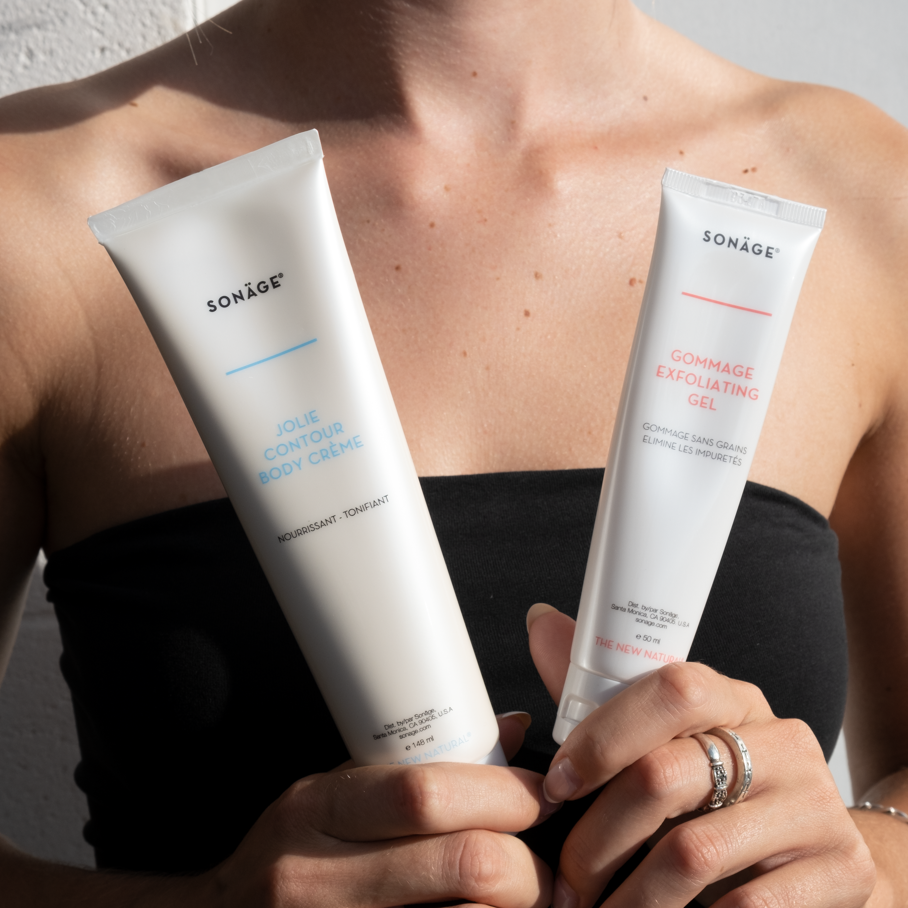 Exfoliating Body Scrub & Firming Cream Duo for Smooth Skin - At-Home Spa Treatment & Cellulite Reduction