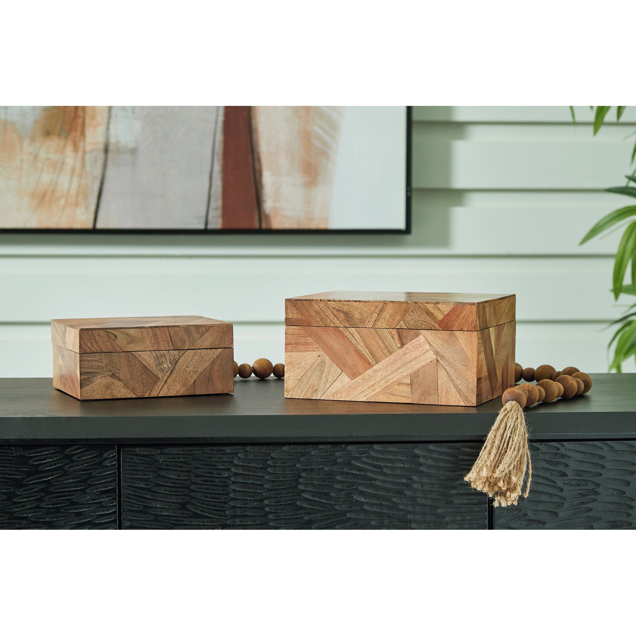 Antford Storage Boxes (Set of 2) - Durable Plastic Organizer Bins for Home, Office & Closet Organization - Perfect for Toys, Books, Clothes & Household Items Storage
