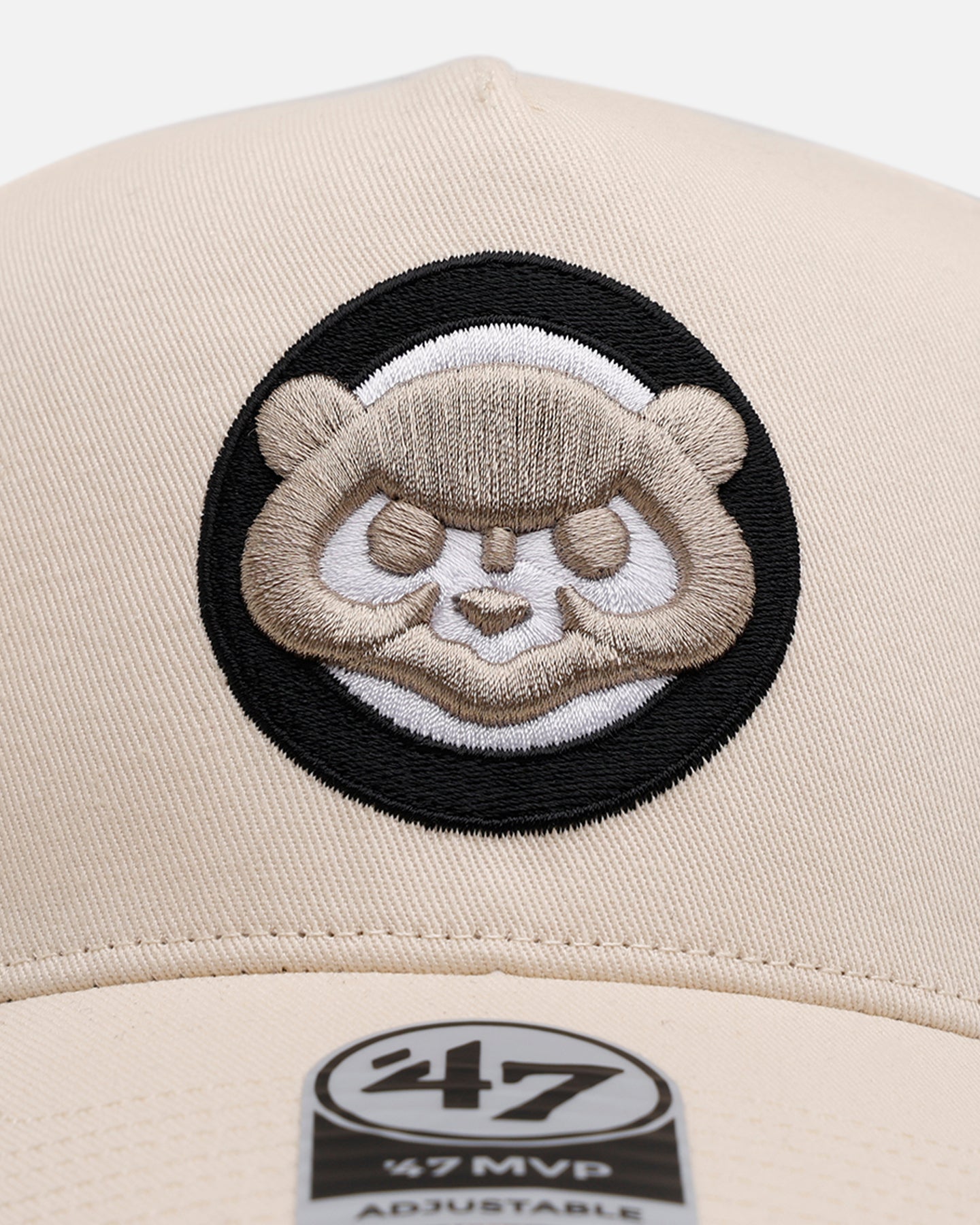 47 Brand Chicago Cubs 'Caramel Swirl' MVP Snapback Hat - Adjustable Natural/Khaki Baseball Cap for Men & Women - Perfect for Sports Games, Casual Outfits and Fan Collections