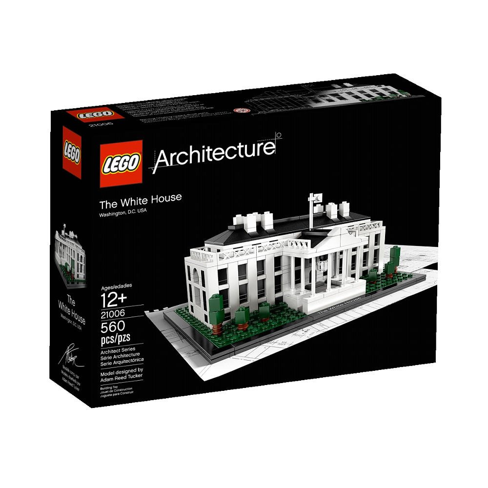 LEGO Architecture White House Building Kit (21006) – Collectible Model Set for Adults & Kids, Perfect for Home Decor, Office Display & Gift Giving