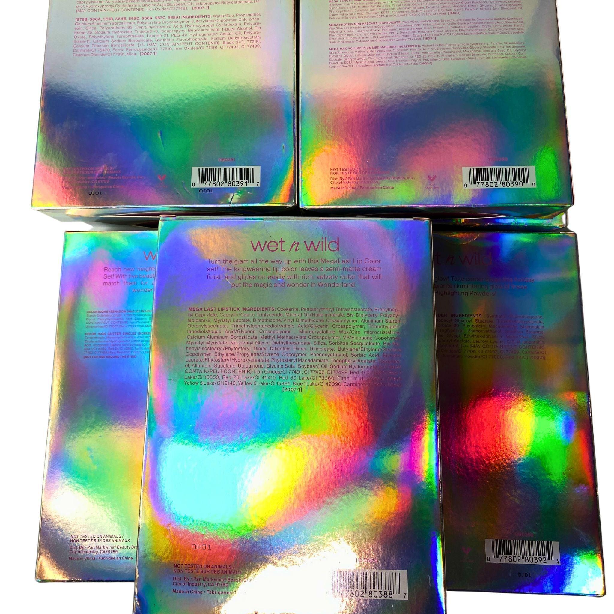 Wet N Wild Glam Wonderland Assorted Mix - 60 Piece Eyeshadow Palette Set for Party, Halloween & Special Occasion Makeup