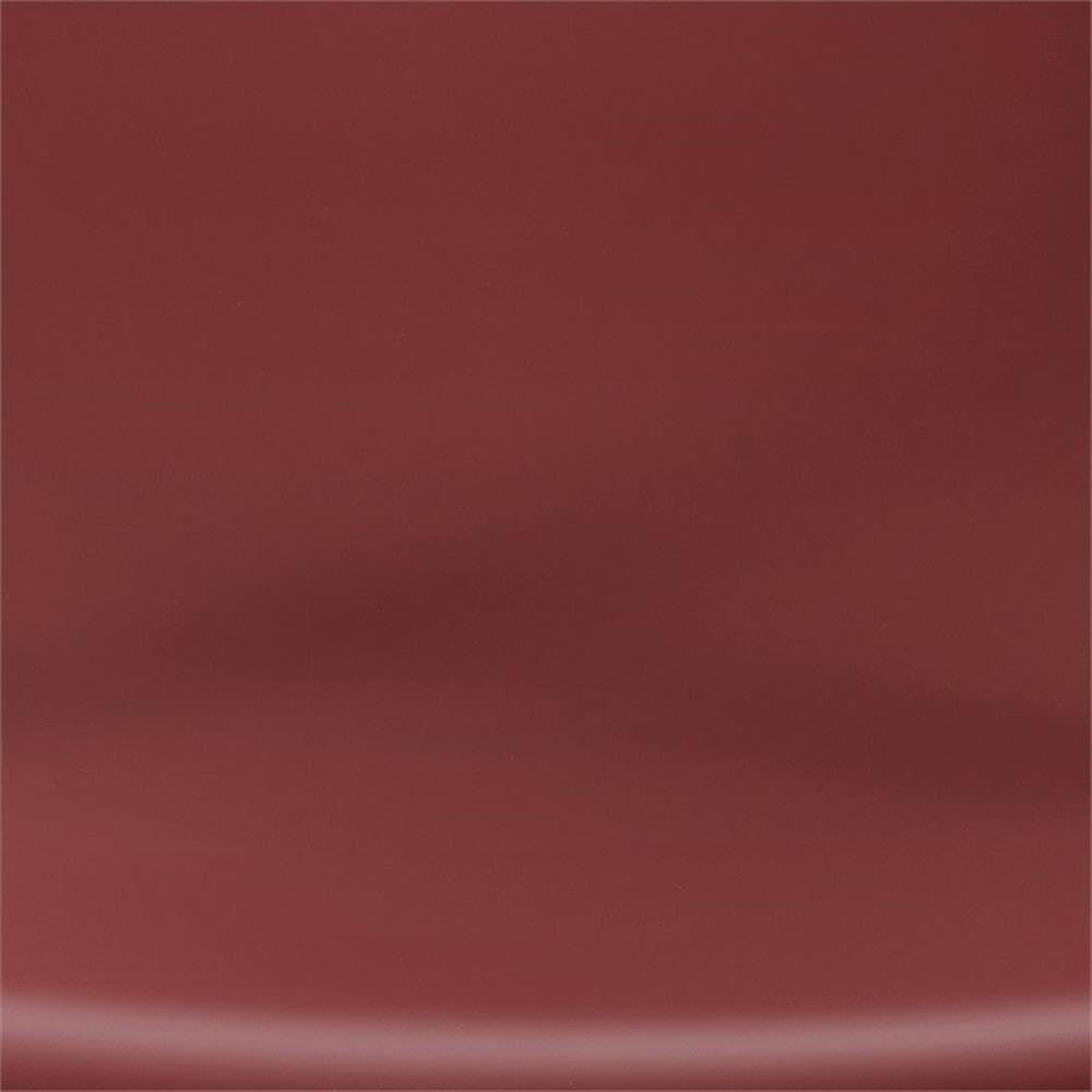 Dark Red Satin Steel Metal Outdoor Chairs (Set of 2) - Patio, Garden, Poolside & Backyard Seating Furniture for Relaxing