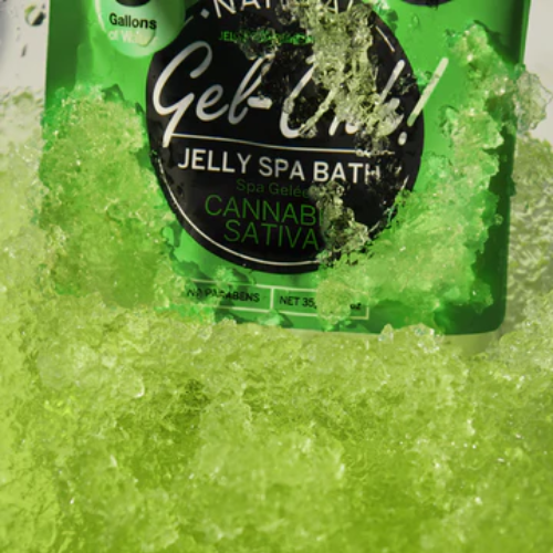 Avry Gel Ohh Jelly Spa Bath Herb - Natural Relaxing Foot & Body Soak for Stress Relief - Perfect for Home Spa, Self Care, and Gift Giving