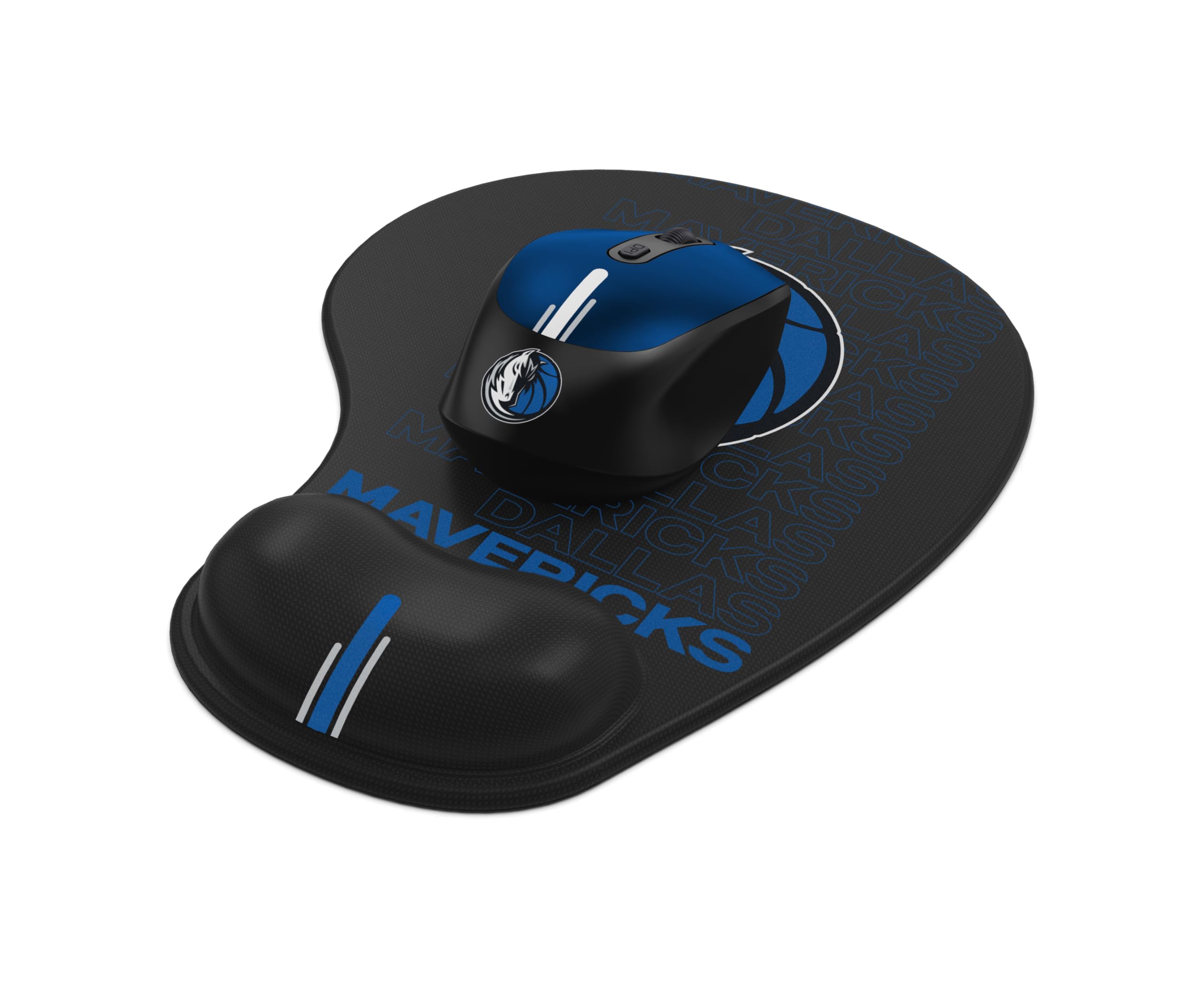 SOAR NBA Wireless Gaming Mouse with RGB Lighting & Large Mouse Pad - Compatible with PC, Laptop, Mac - Perfect for Basketball Fans, Gamers & Office Work