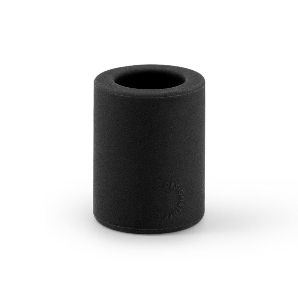Premium Black Toothbrush Holder - Modern Bathroom Organizer for Brushes & Oral Care Essentials | Perfect for Home, Travel & Office Use