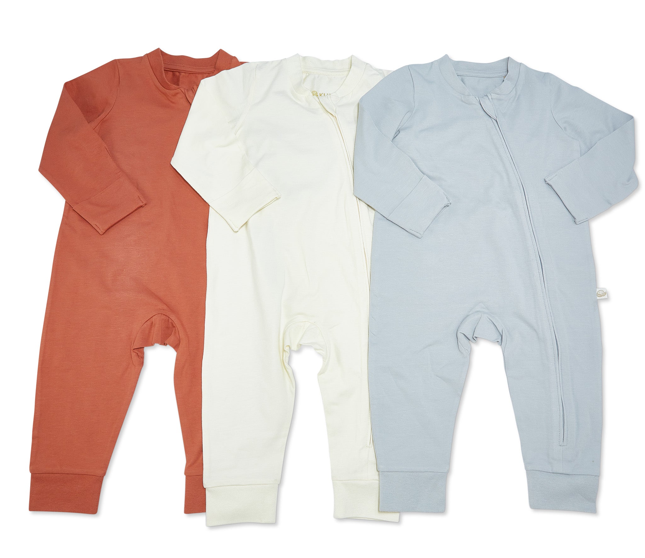 Organic Long Sleeve Zip-Up Baby Onesie - Soft Cotton Sugar Cookie Print - Perfect for Newborns, Infants & Toddlers - Cozy Outfit for Playtime, Naptime & Family Photos