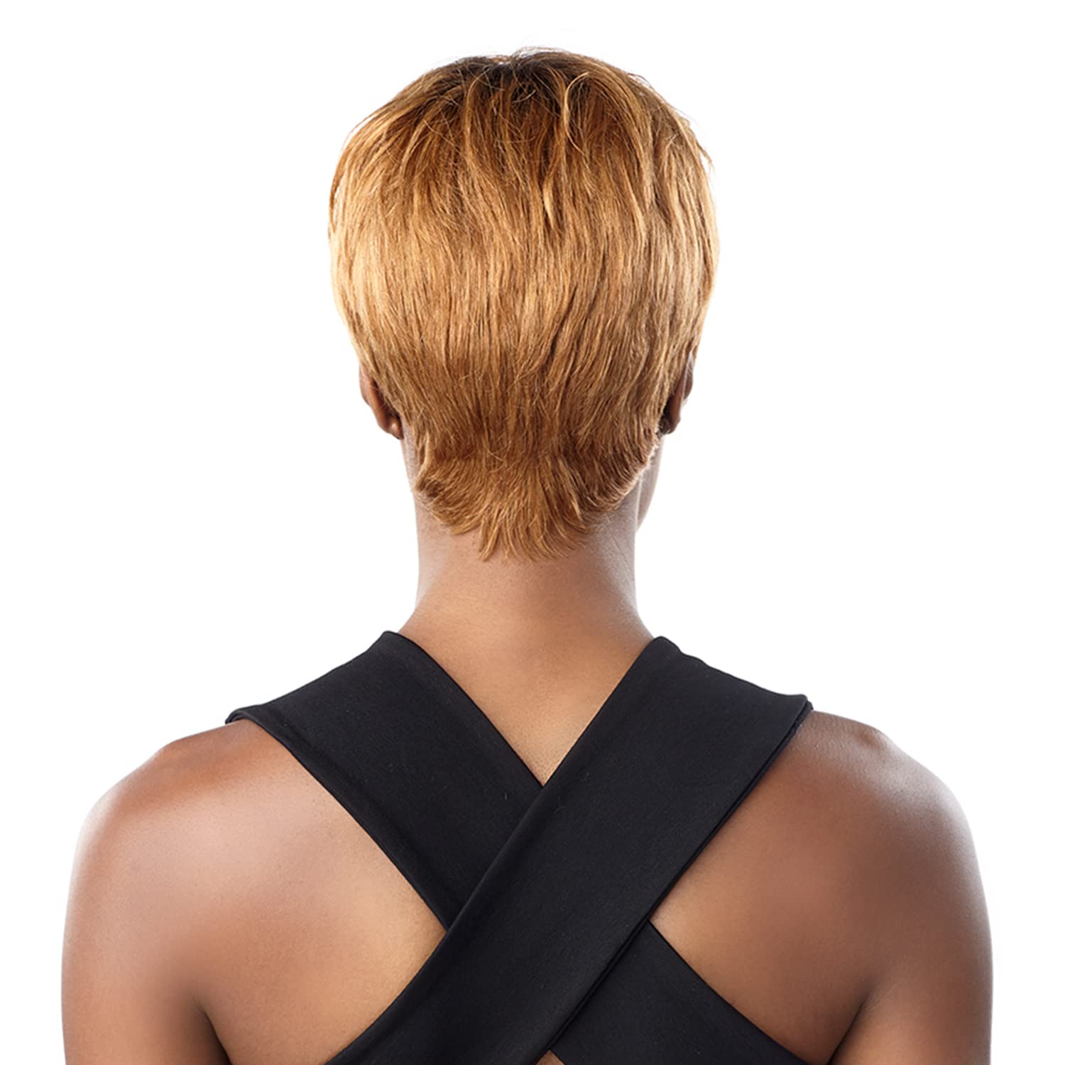 Sensationnel Empire Human Hair Celebrity Series Wig - JOSIE (1B Off Black) | Natural Looking Straight Hair Wig for Women | Perfect for Cosplay, Daily Wear & Special Occasions