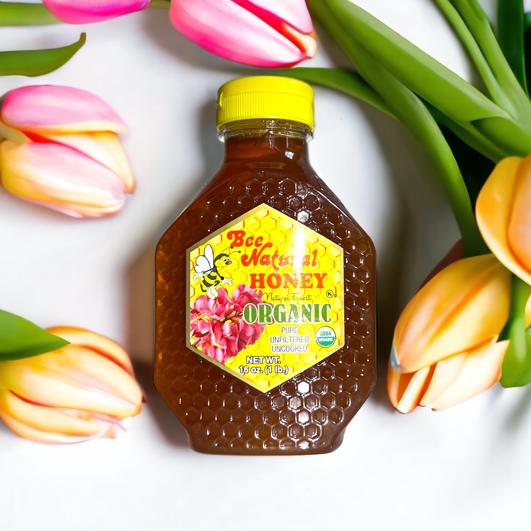 Organic Raw Honey | Pure Unfiltered USDA Certified for Baking & Tea