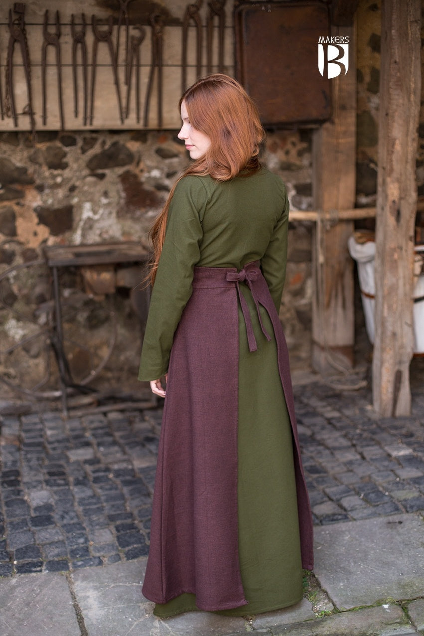 Stylish Mera Brown Skirt for Women - Elegant A-Line Midi Skirt with Pockets - Perfect for Office, Casual Wear & Date Nights