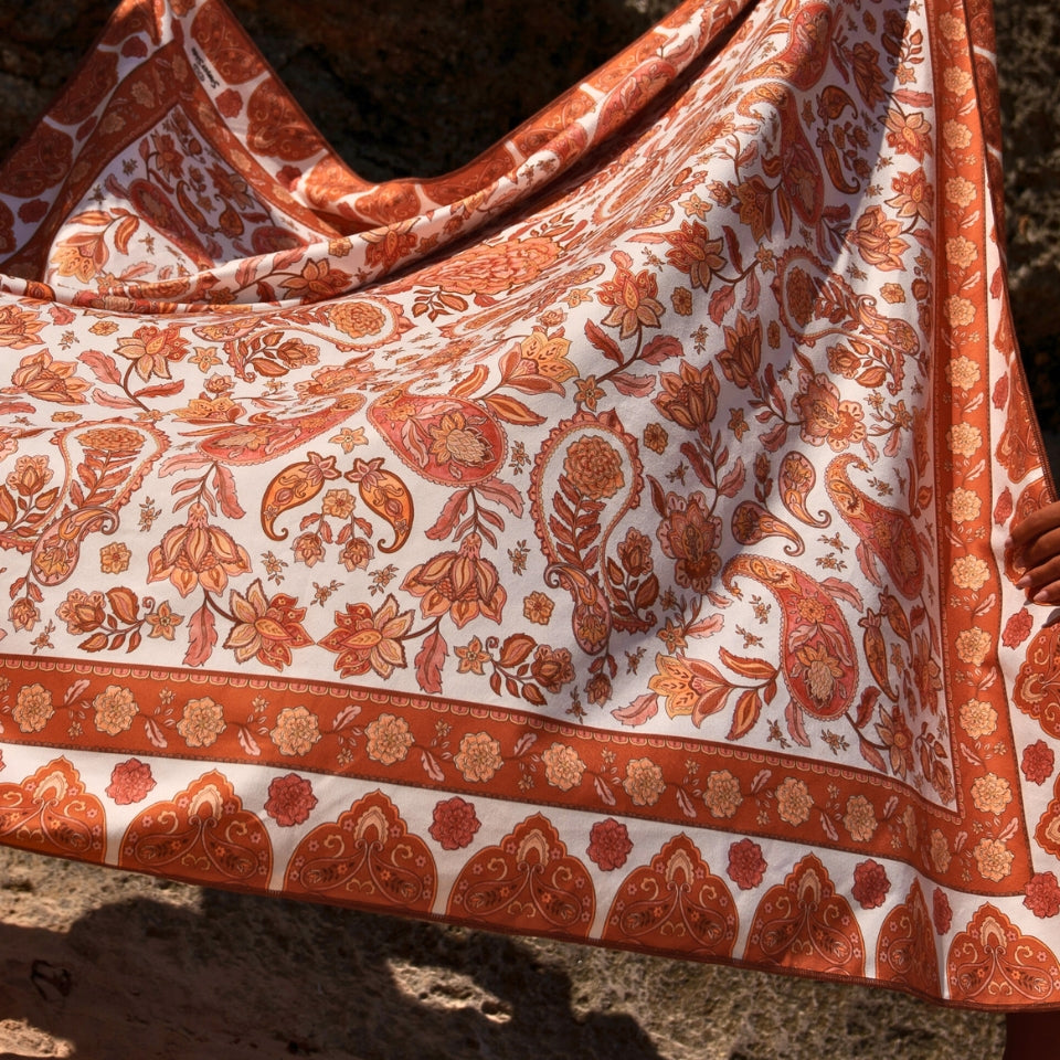 XL Marigold Sand Free Beach Towel - Quick Dry, Super Absorbent, UV Protection - Perfect for Pool, Beach, Vacation & Outdoor Activities