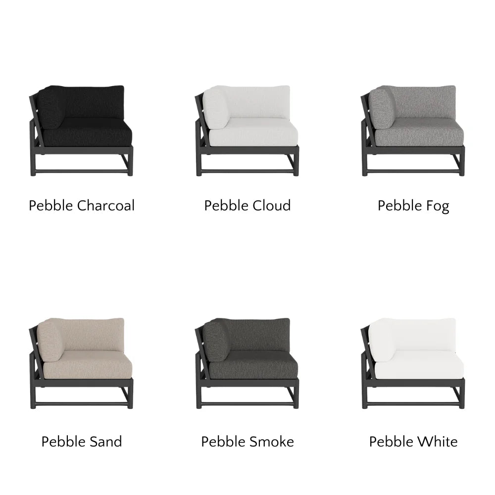 Breeze XL Outdoor Corner Sectional Sofa - Waterproof Patio Furniture Set with Cushions for Backyard, Poolside & Garden Relaxation