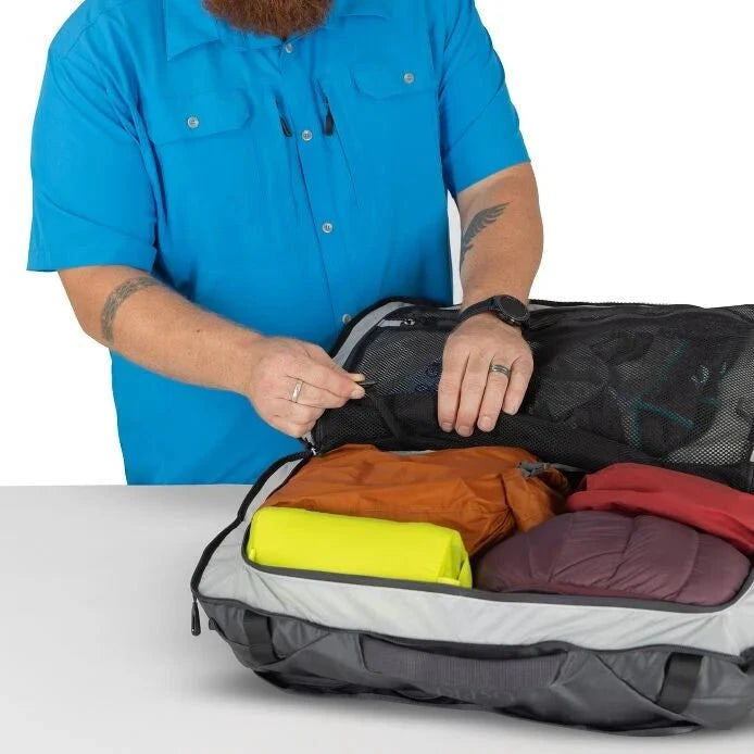 Osprey Transporter Duffel 44 - Durable Travel Duffel Bag for Outdoor Adventures, Gym, and Weekend Getaways | Water-Resistant & Spacious Carry-On Luggage