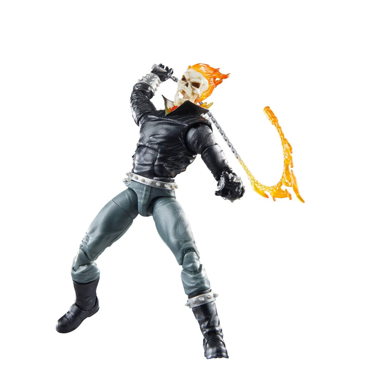 Marvel Legends Series Ghost Rider Danny Ketch with Motorcycle 6-Inch Action Figure - Collectible Toy for Superhero Fans & Marvel Universe Display