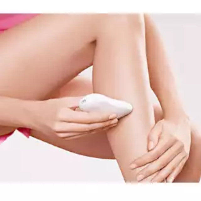 Refurbished Philips HP6521/01 Satin Soft Wet & Dry Cordless Epilator - Home Essentials Warranty | Painless Hair Removal for Legs, Underarms & Bikini Line | Perfect for Travel & At-Home Use