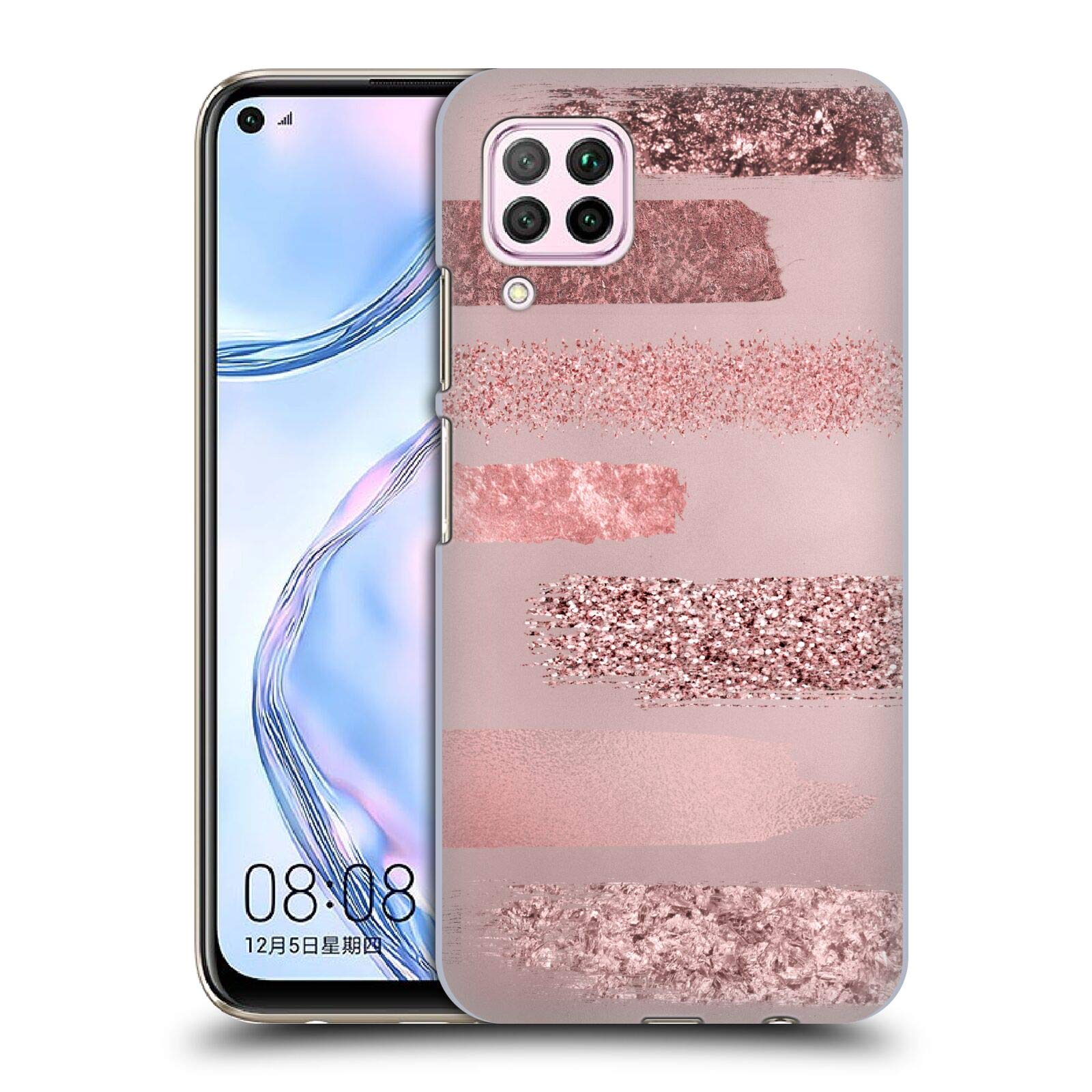 Head Case Designs Official LebensArt Stripes Concretes Hard Back Case for Huawei Nova 6 SE / P40 Lite - Durable Protection & Stylish Design for Everyday Use