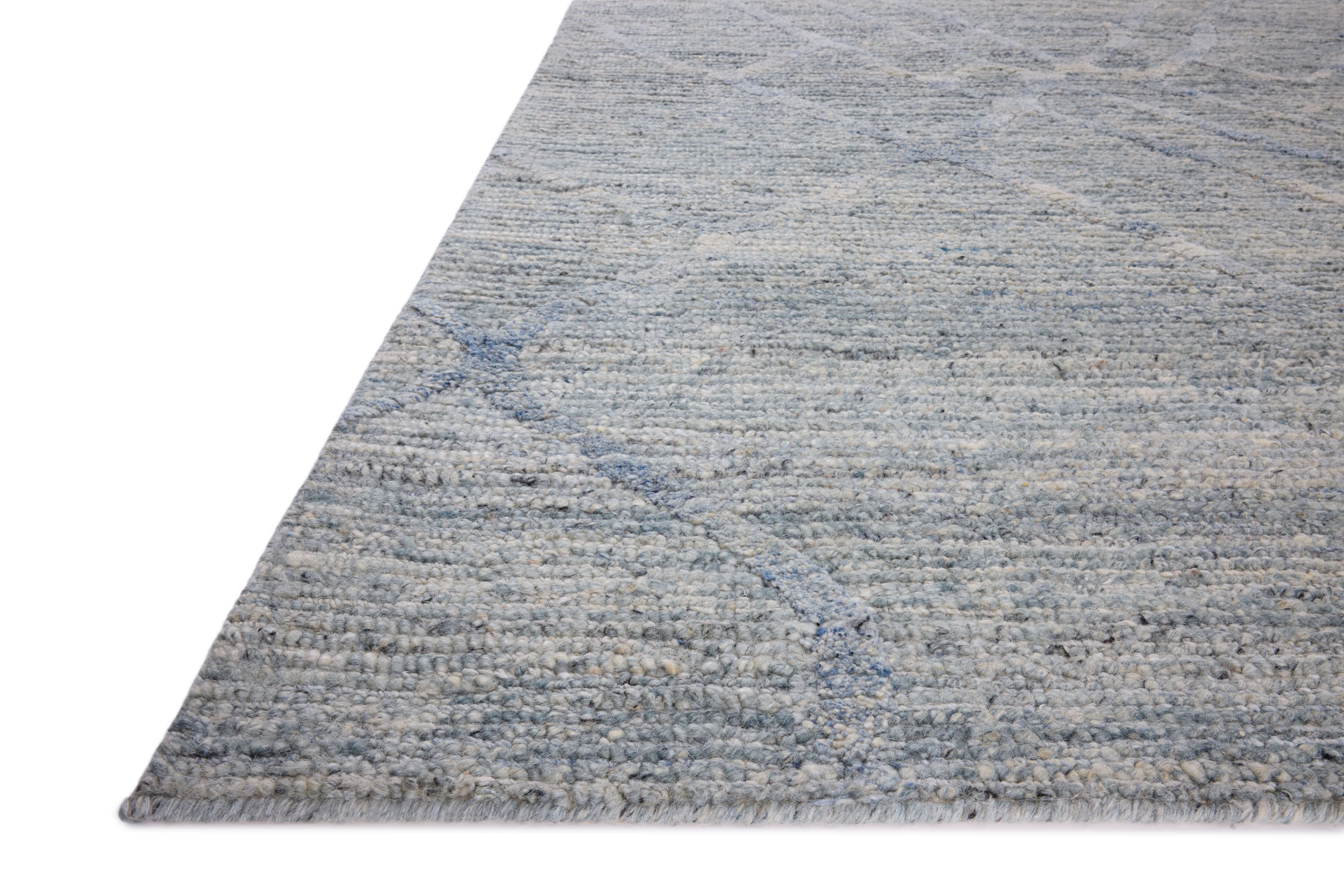 Loloi Cline Rug - Soft & Durable Area Rug in Sky Blue | Perfect for Living Room, Bedroom, or Nursery Decor