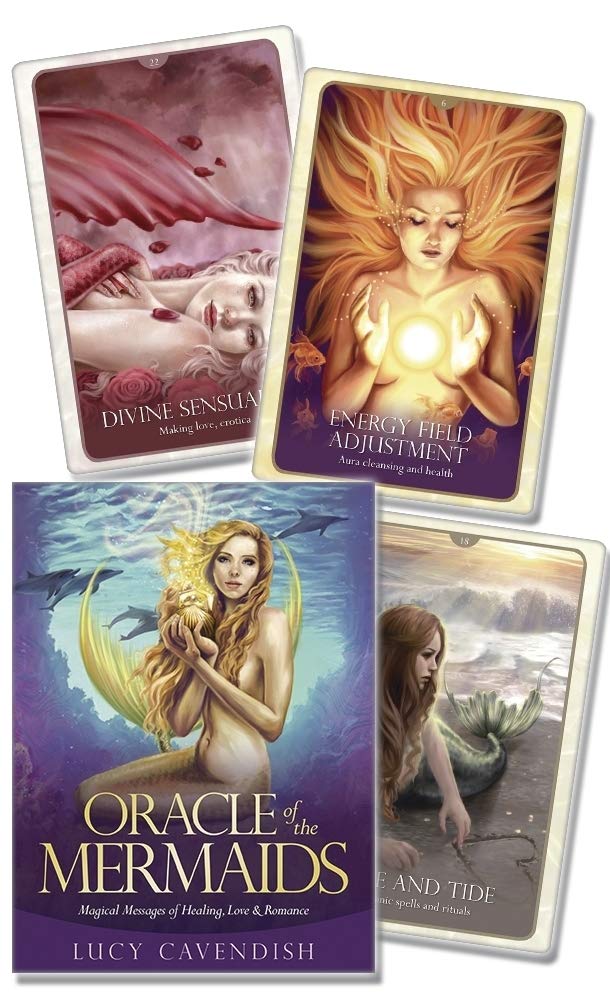 Oracle of the Mermaids: Magical Messages of Healing, Love & Romance - Divine Guidance for Spiritual Growth, Self-Care & Relationship Advice | Perfect for Meditation, Tarot Readings & Gift Giving