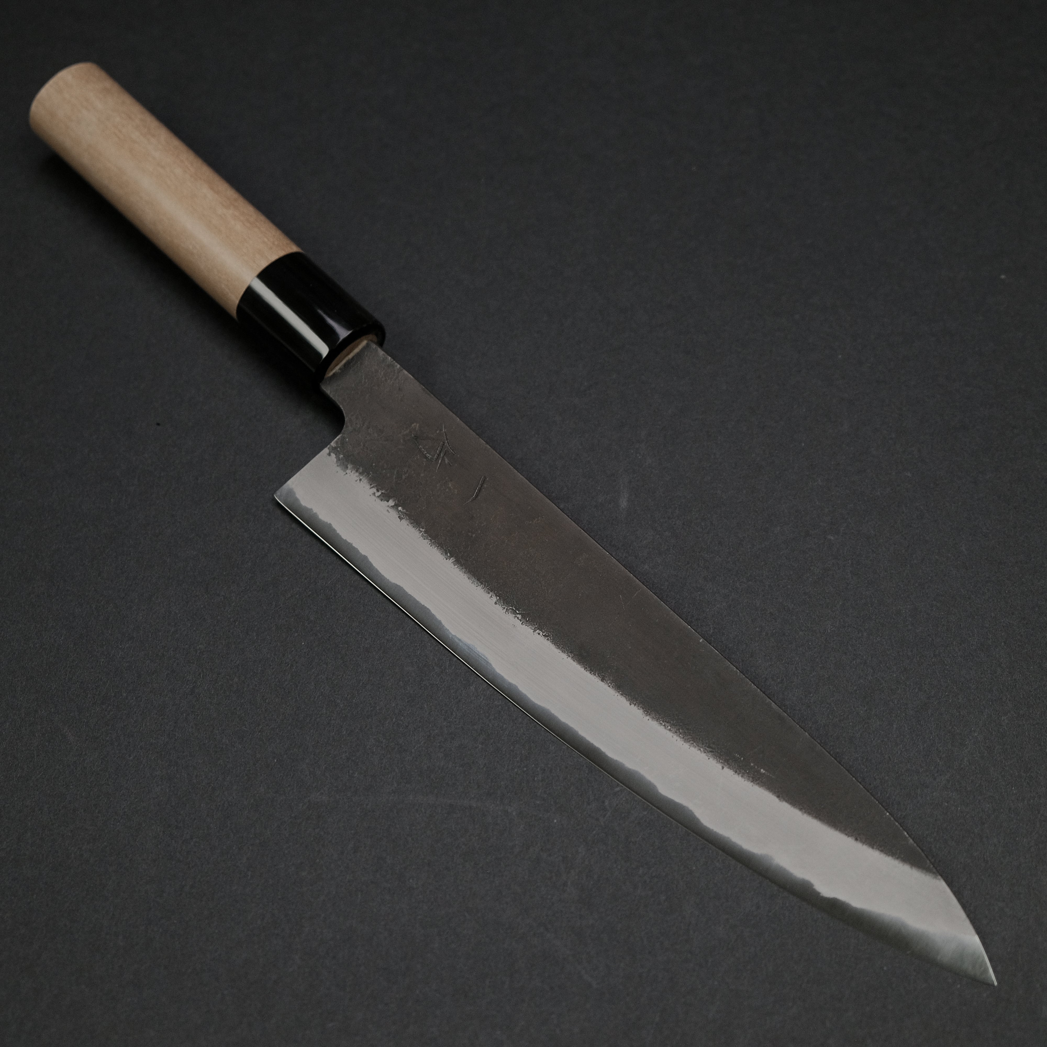 Hitohira Hinode Nashiji White #2 Stainless Clad Gyuto 210mm Japanese Chef Knife with Ho Wood Handle - Perfect for Slicing, Dicing & Precision Cooking