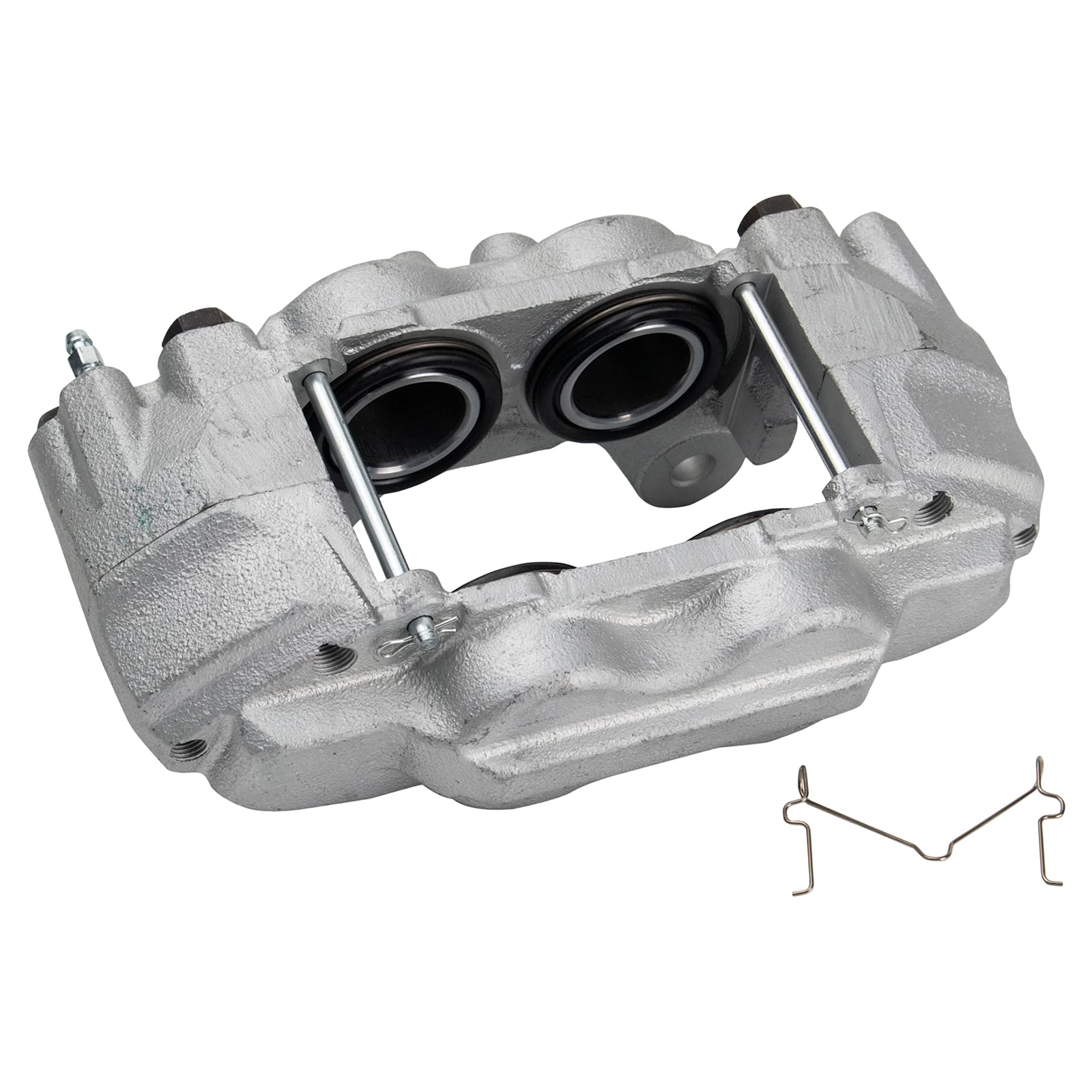 TRQ Front Brake Pad and Rotor Kit - Semi-Metallic Vented Brake Pads & Rotors - Compatible with 2003-2009 Lexus GX470 & Toyota 4Runner - Perfect for Off-Roading, Daily Commuting, and Heavy-Duty Performance