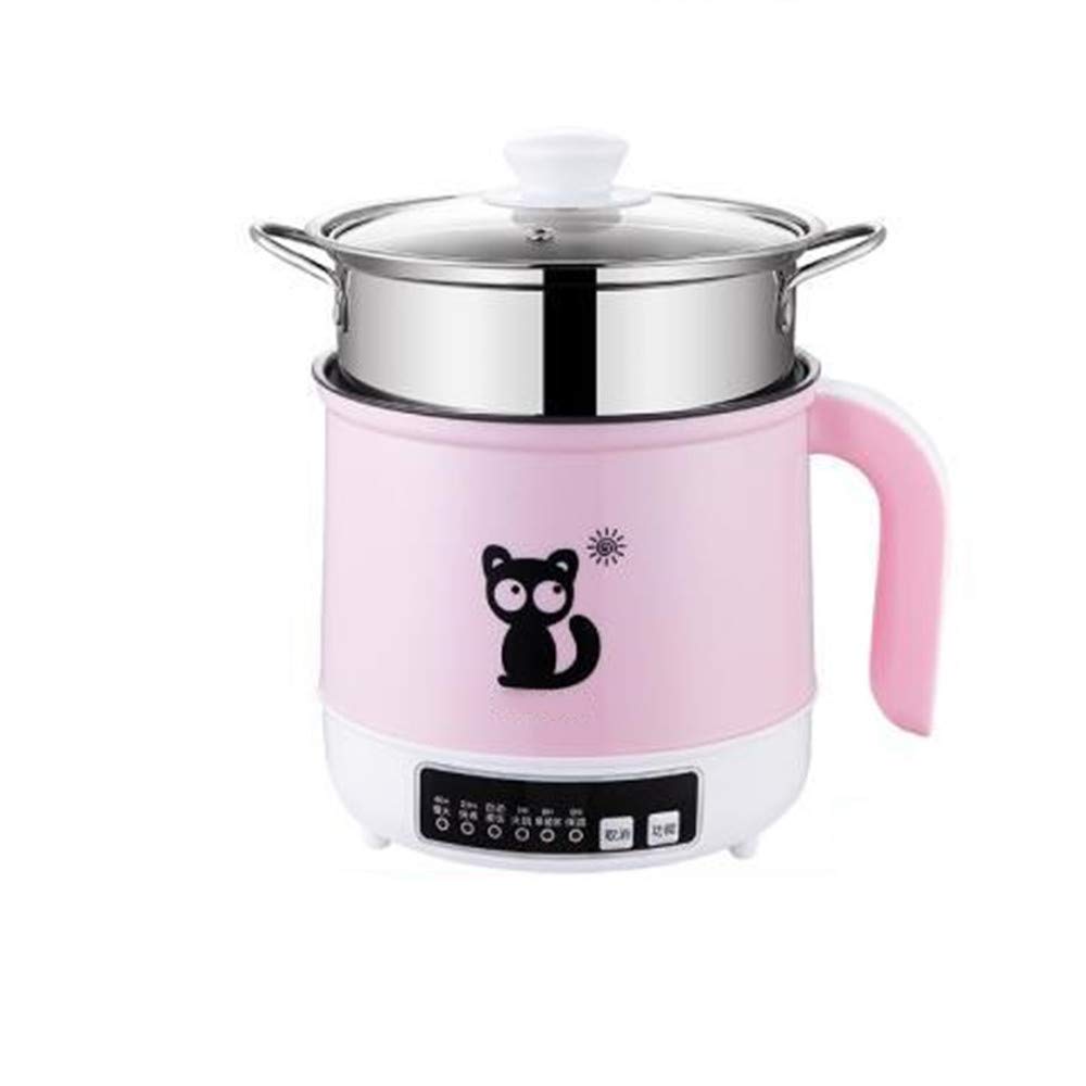 Mini Electric Milk Cooker with Hot Pot - Smart Plug-in Noodle Cooker for Dorm, Home & Office - Portable Cooking Pot for Boiling, Frying & Heating Milk - Perfect for College Students & Small Spaces