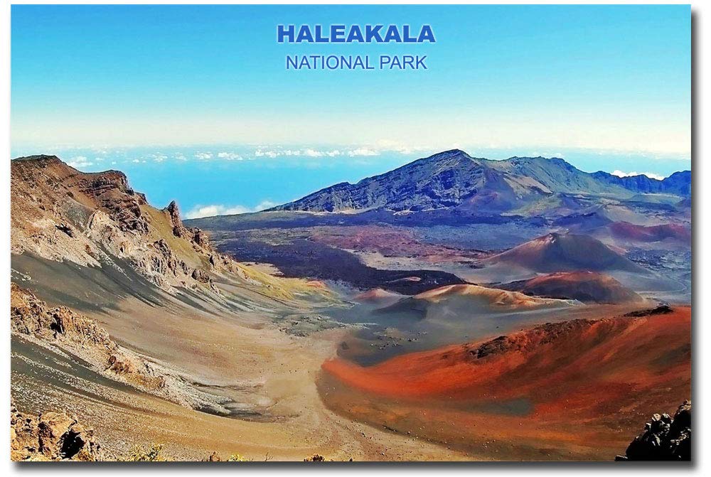 Haleakala National Park Souvenir Fridge Magnet - 2.5