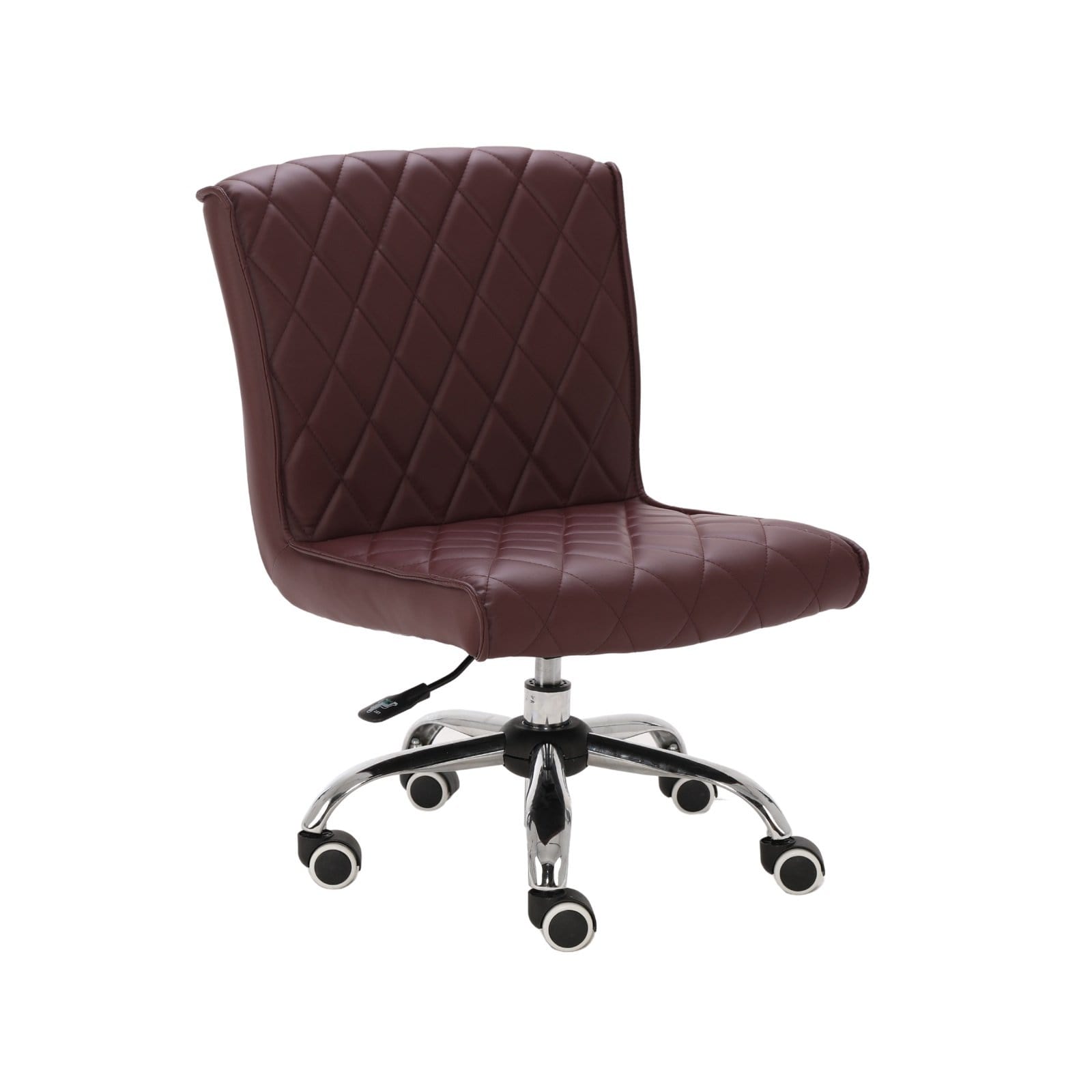 Delia Salon Pedicure Technician Stool - Adjustable Rolling Stool for Nail Technicians & Spa Professionals - Perfect for Manicure, Pedicure & Beauty Salon Use
